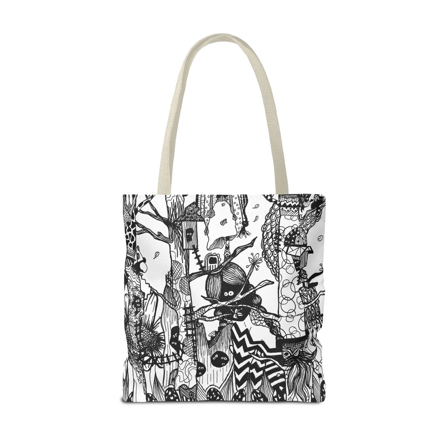 Tote bag Stoffen draagtas Unieke Illustratie