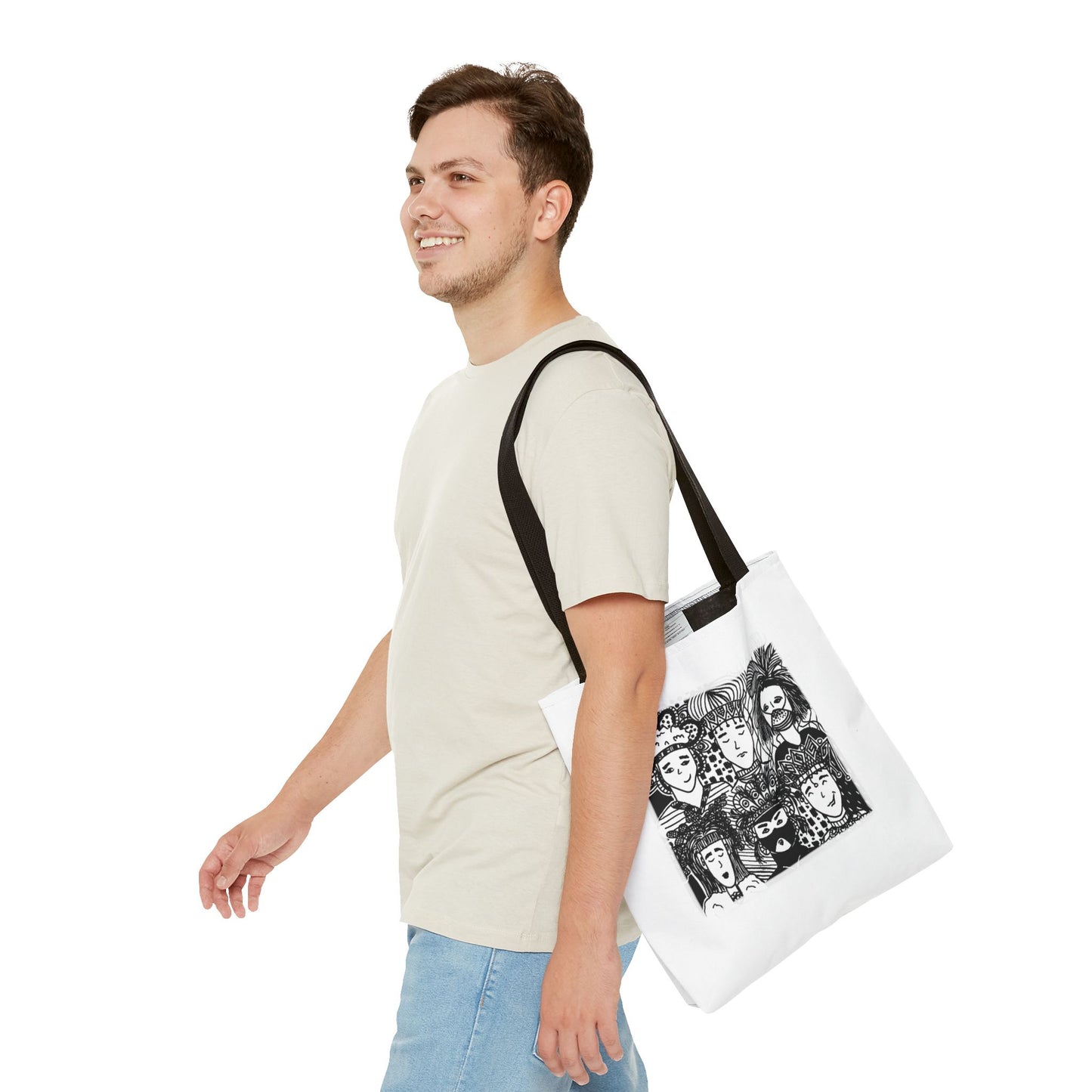 Tote bag Stoffen draagtas met opdruk
