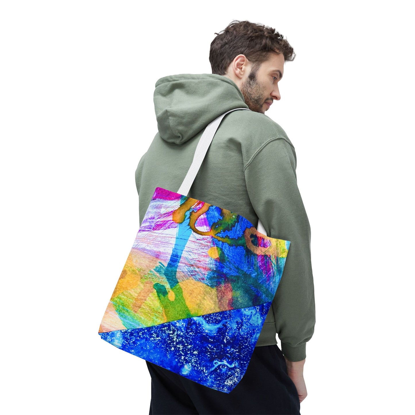 Tote bag Stoffen draagtas Colourful Ocean