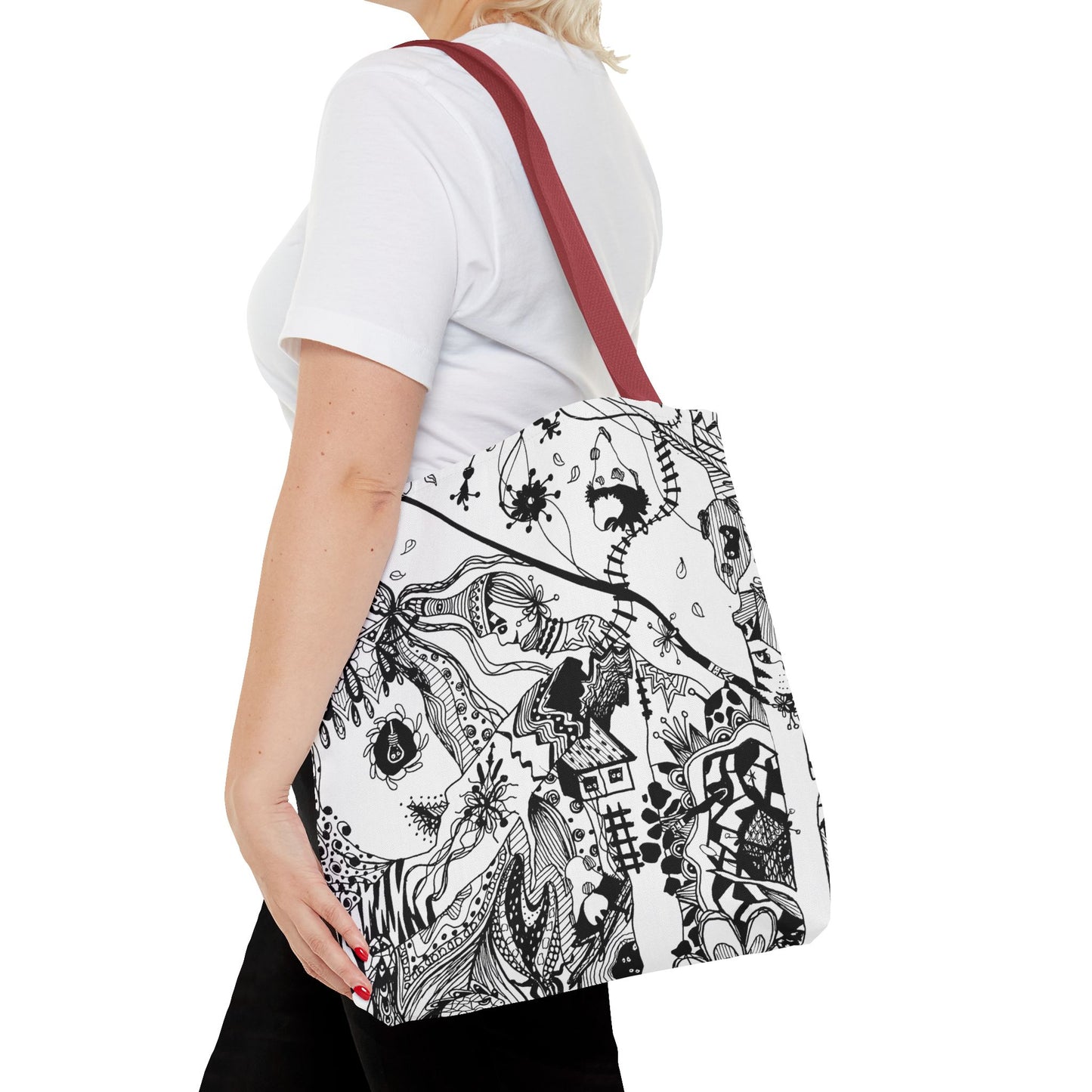 Tote bag Stoffen draagtas met Uniek Design