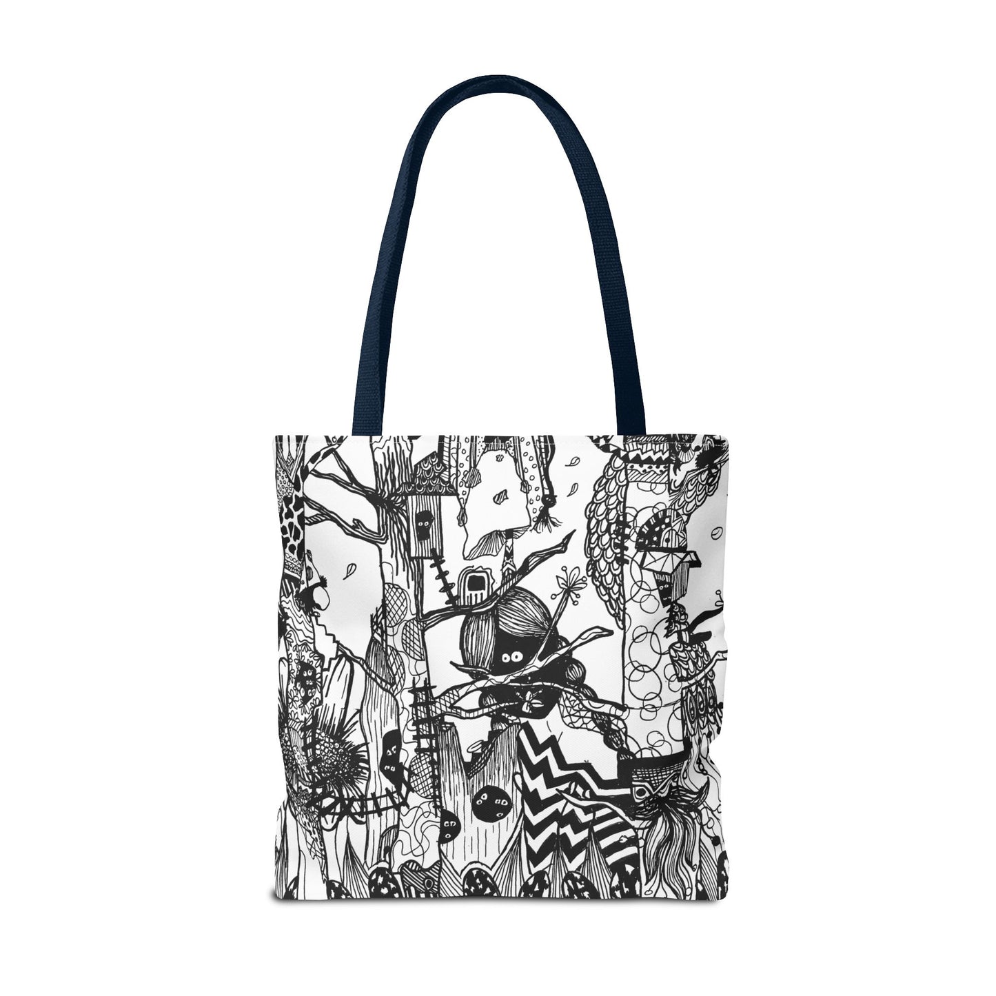 Tote bag Stoffen draagtas Unieke Illustratie