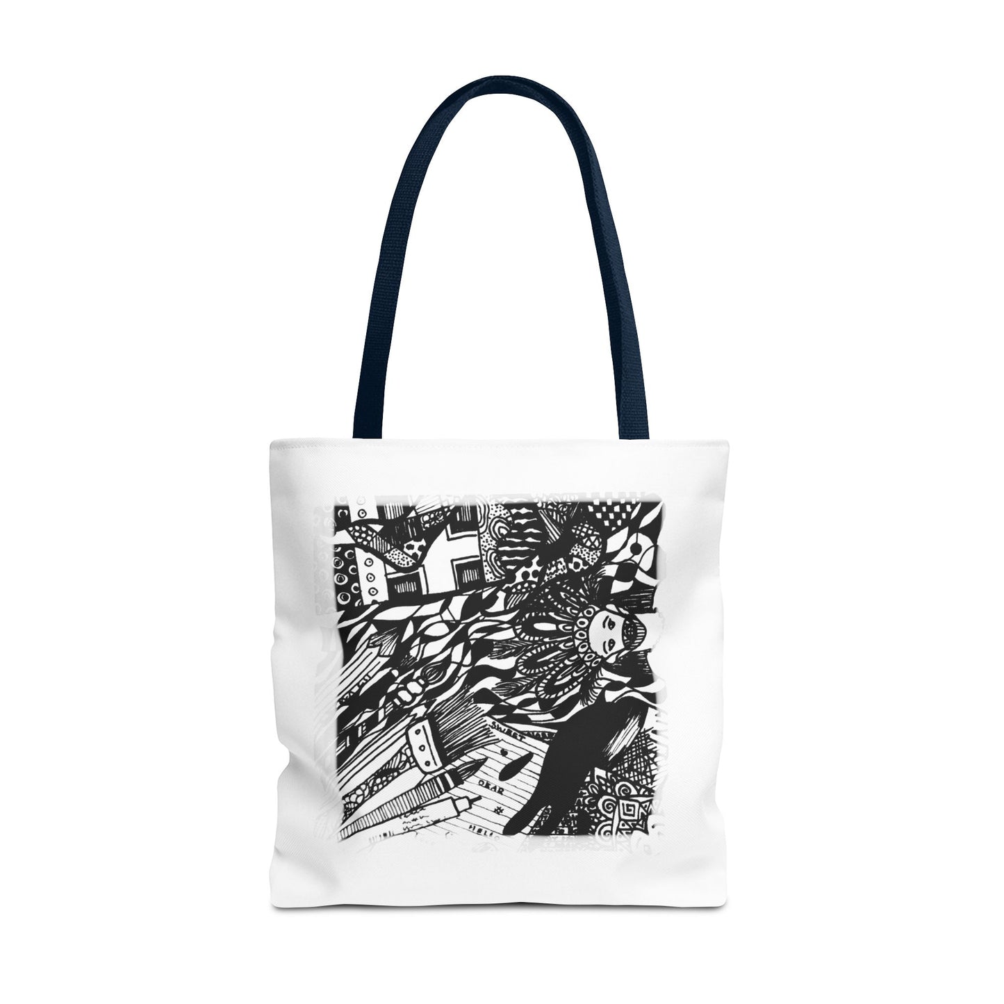 Tote bag Stoffen draagtas met creatieve opdruk
