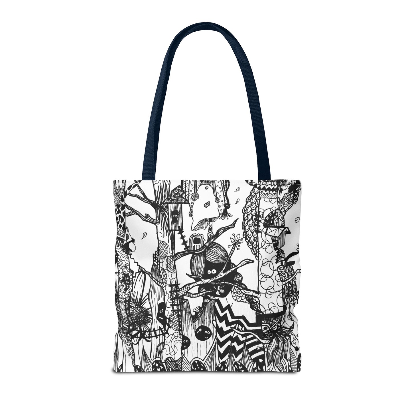 Tote bag Stoffen draagtas Unieke Illustratie