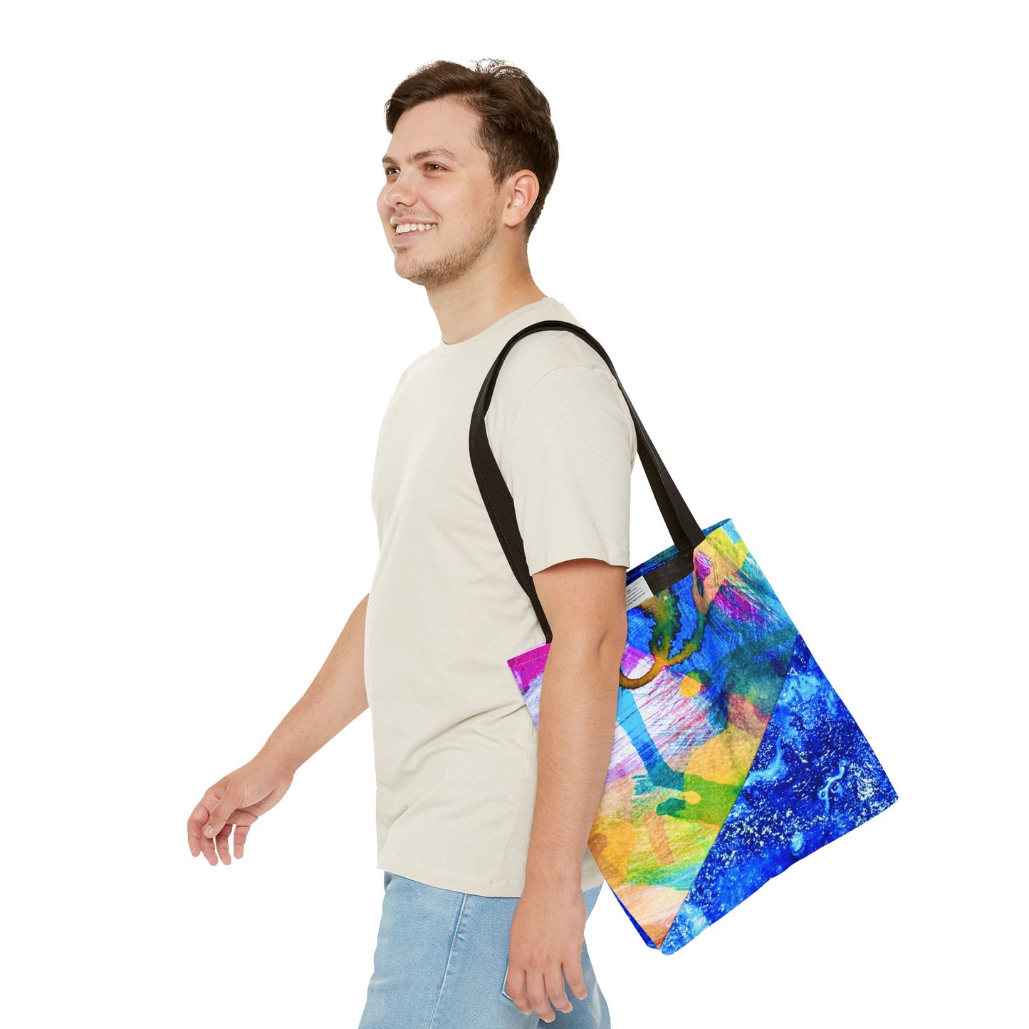 Tote bag Stoffen draagtas Colourful Ocean