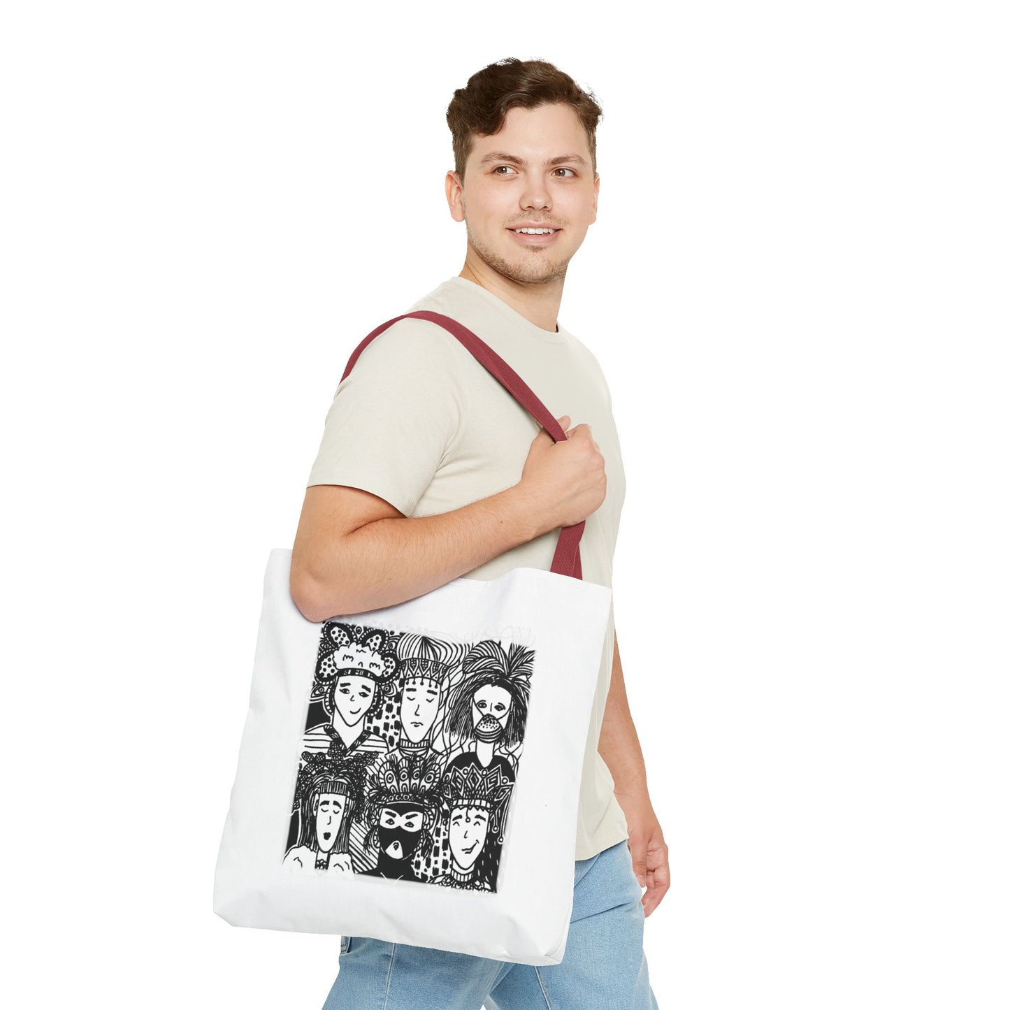 Tote bag Stoffen draagtas met opdruk