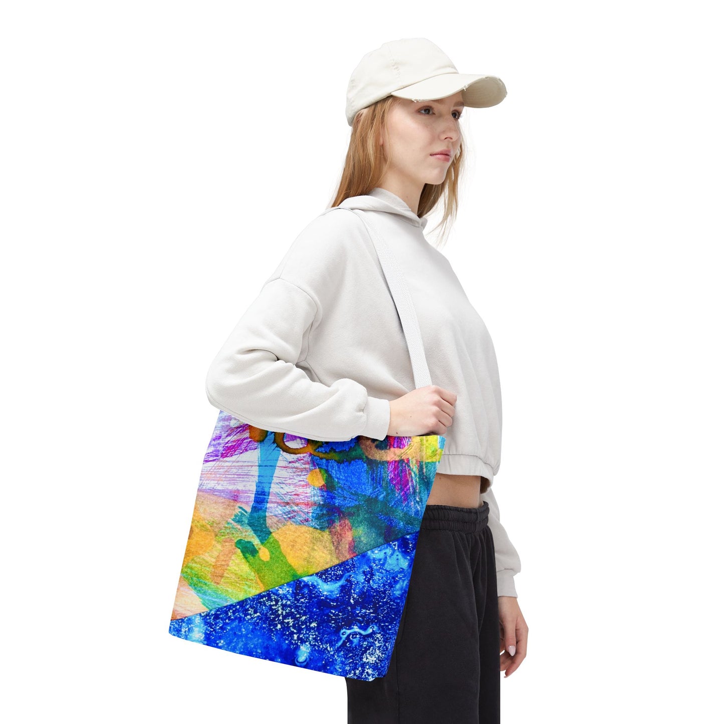 Tote bag Stoffen draagtas Colourful Ocean