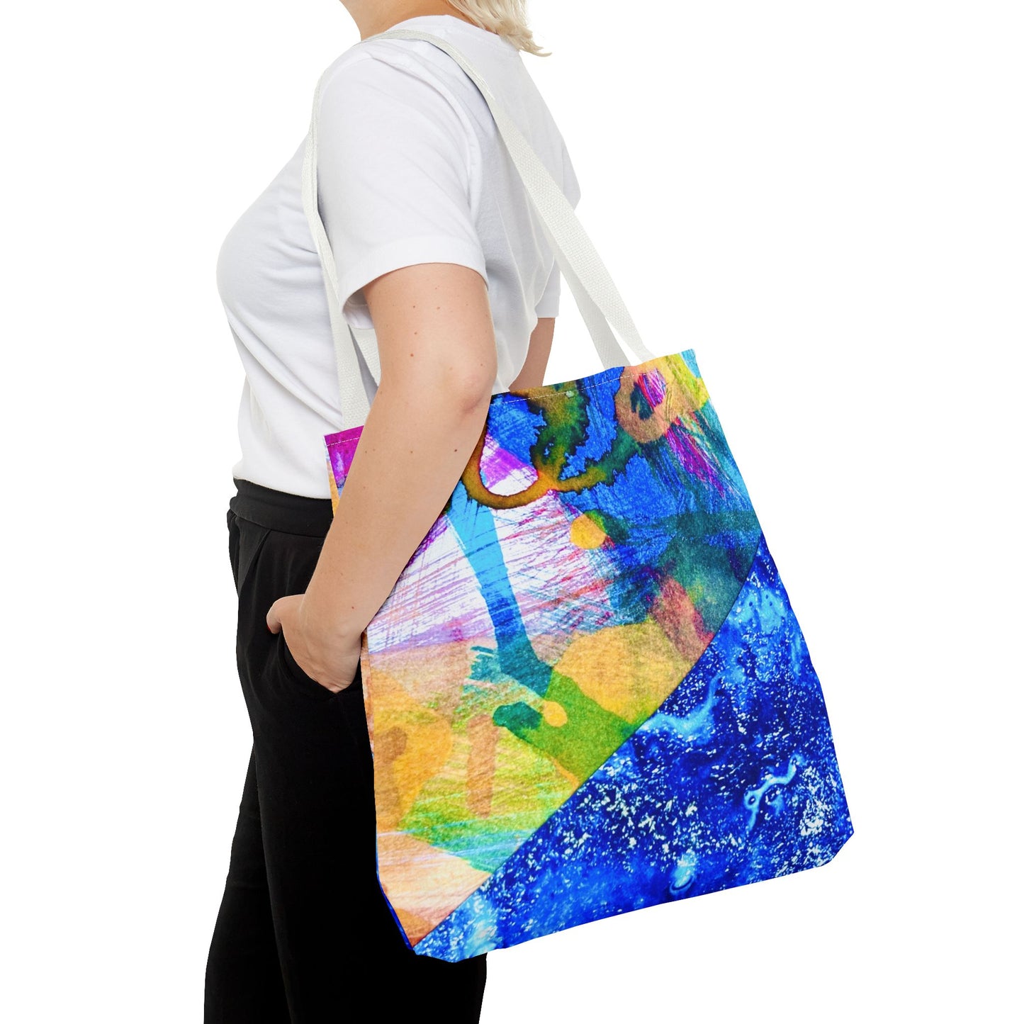 Tote bag Stoffen draagtas Colourful Ocean