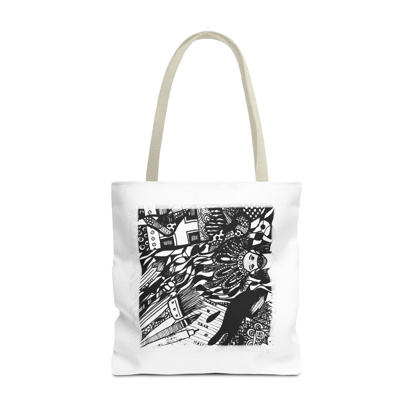 Tote bag Stoffen draagtas met creatieve opdruk