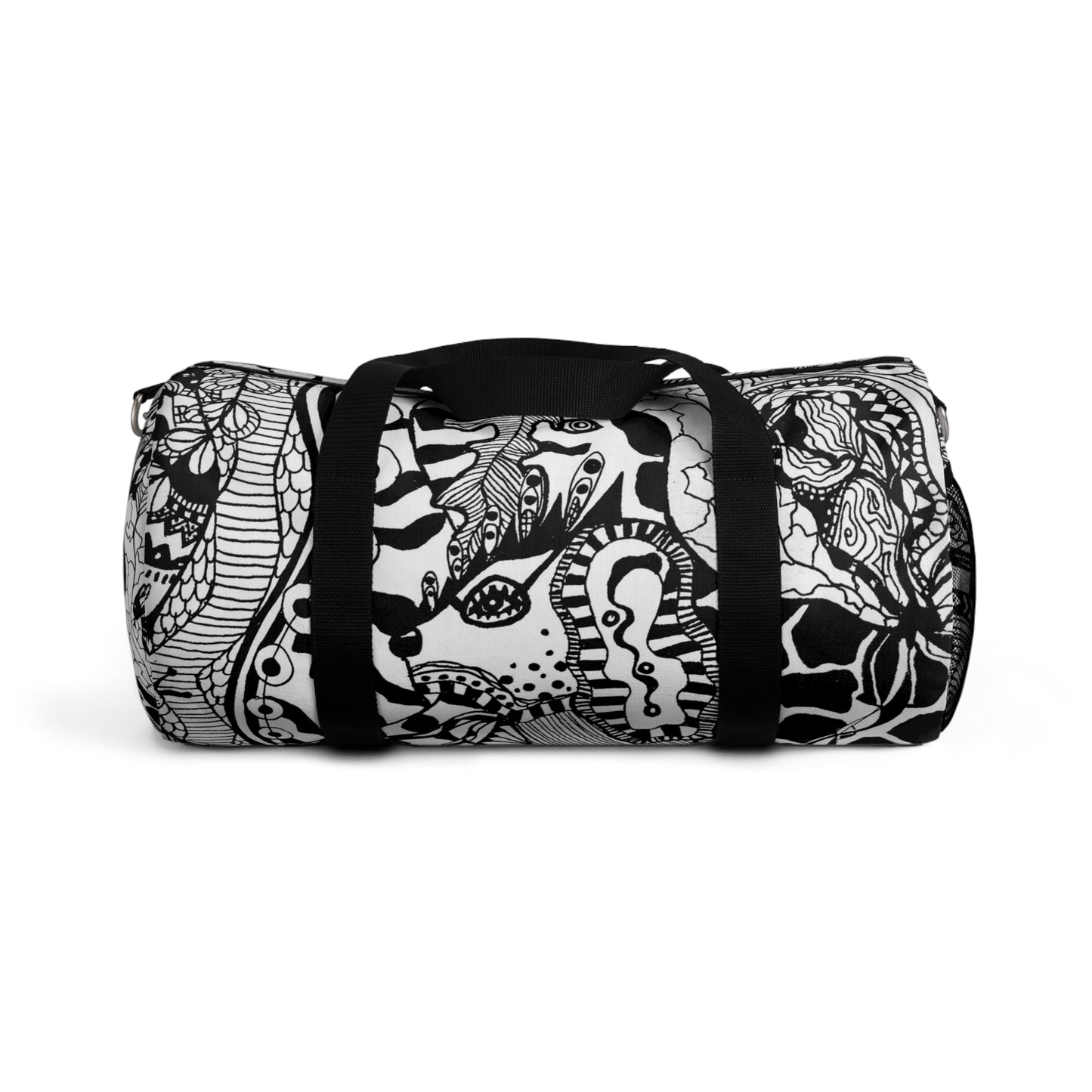 Plunjezak Duffel bag in Uniek zwart wit Design