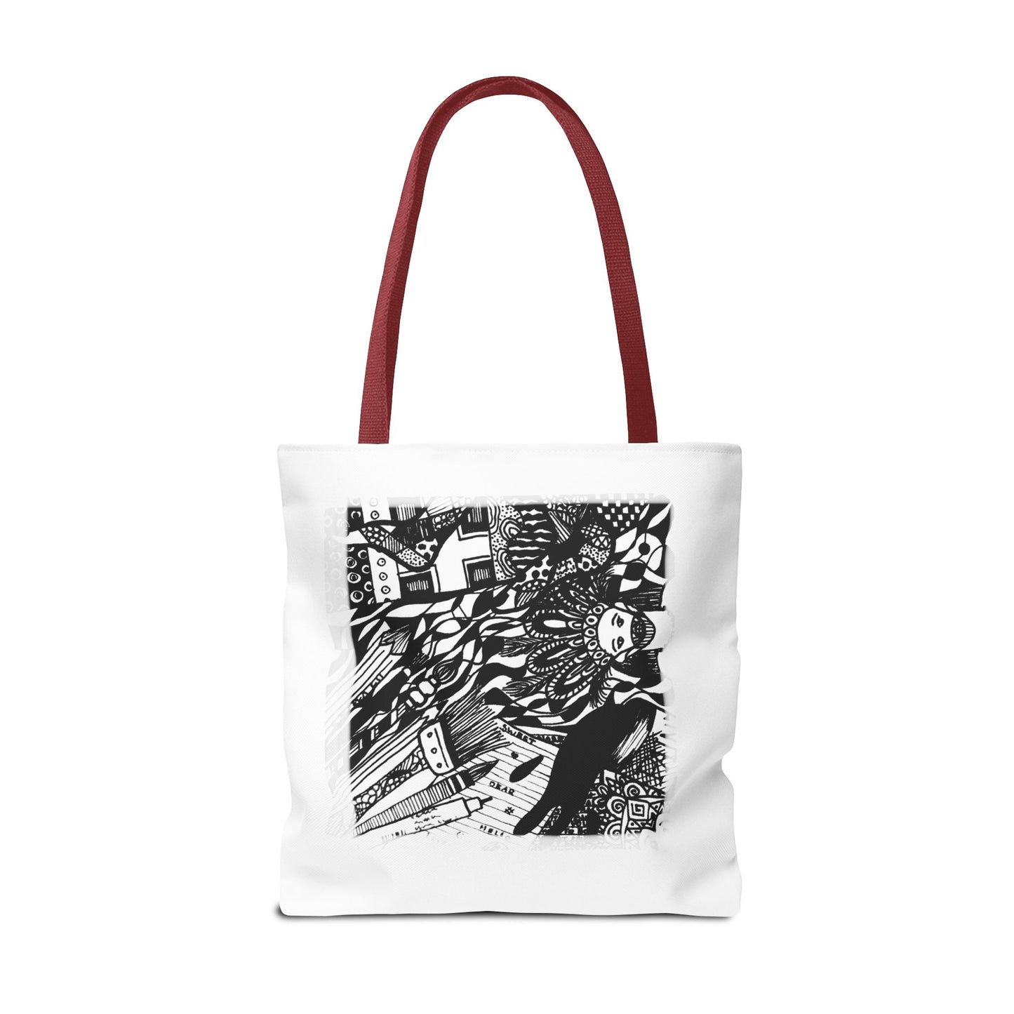 Tote bag Stoffen draagtas met creatieve opdruk