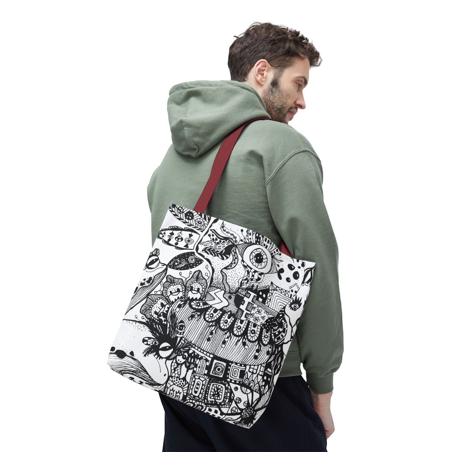 Tote bag Stoffen draagtas Fisch