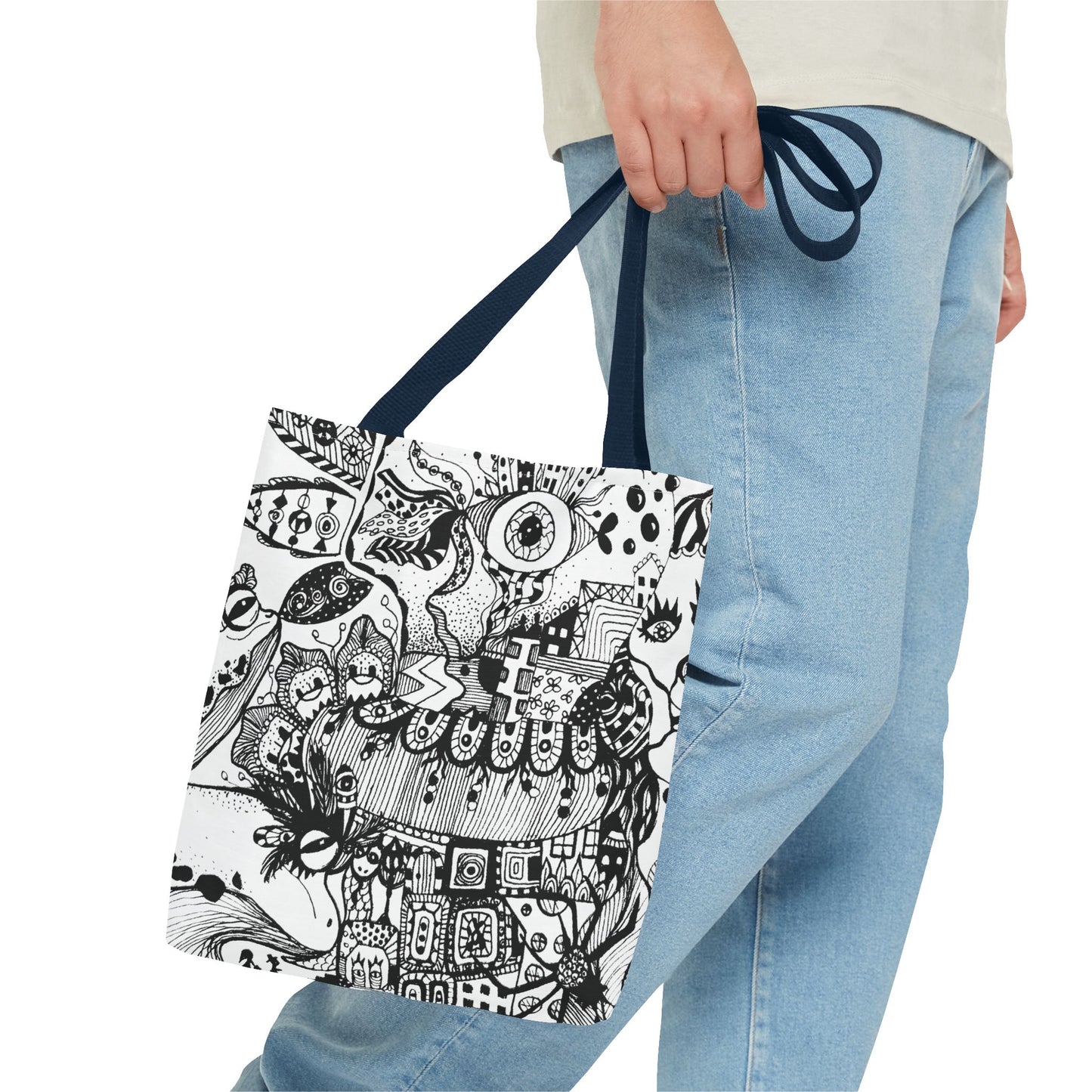 Tote bag Stoffen draagtas Fisch