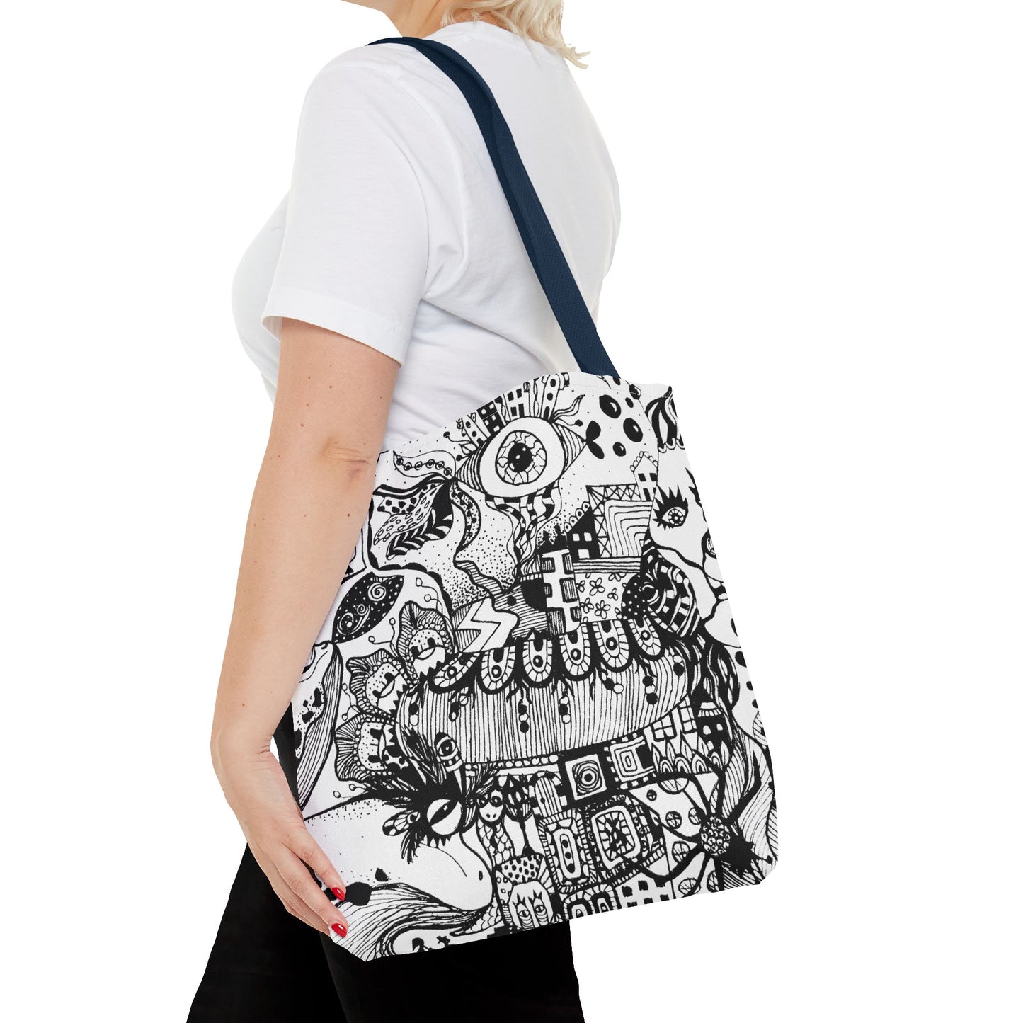 Tote bag Stoffen draagtas Fisch