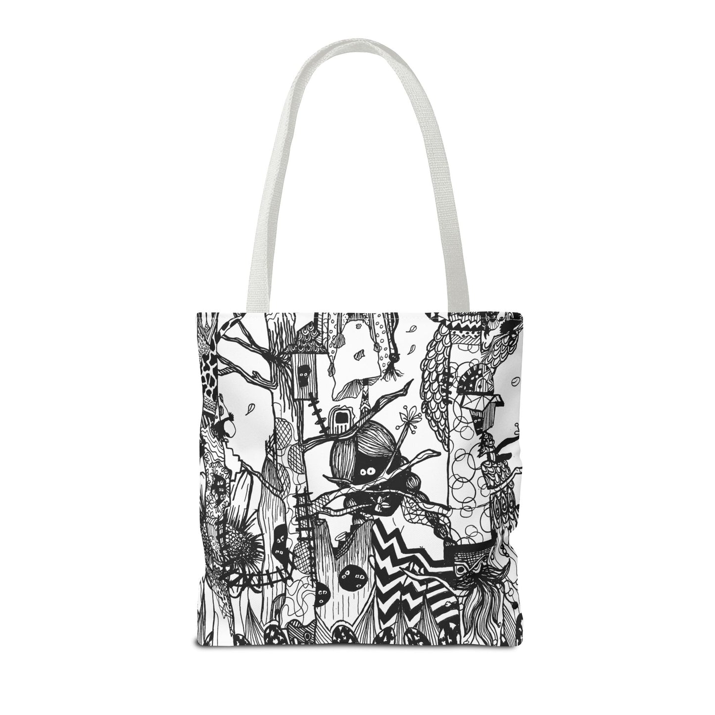 Tote bag Stoffen draagtas Unieke Illustratie