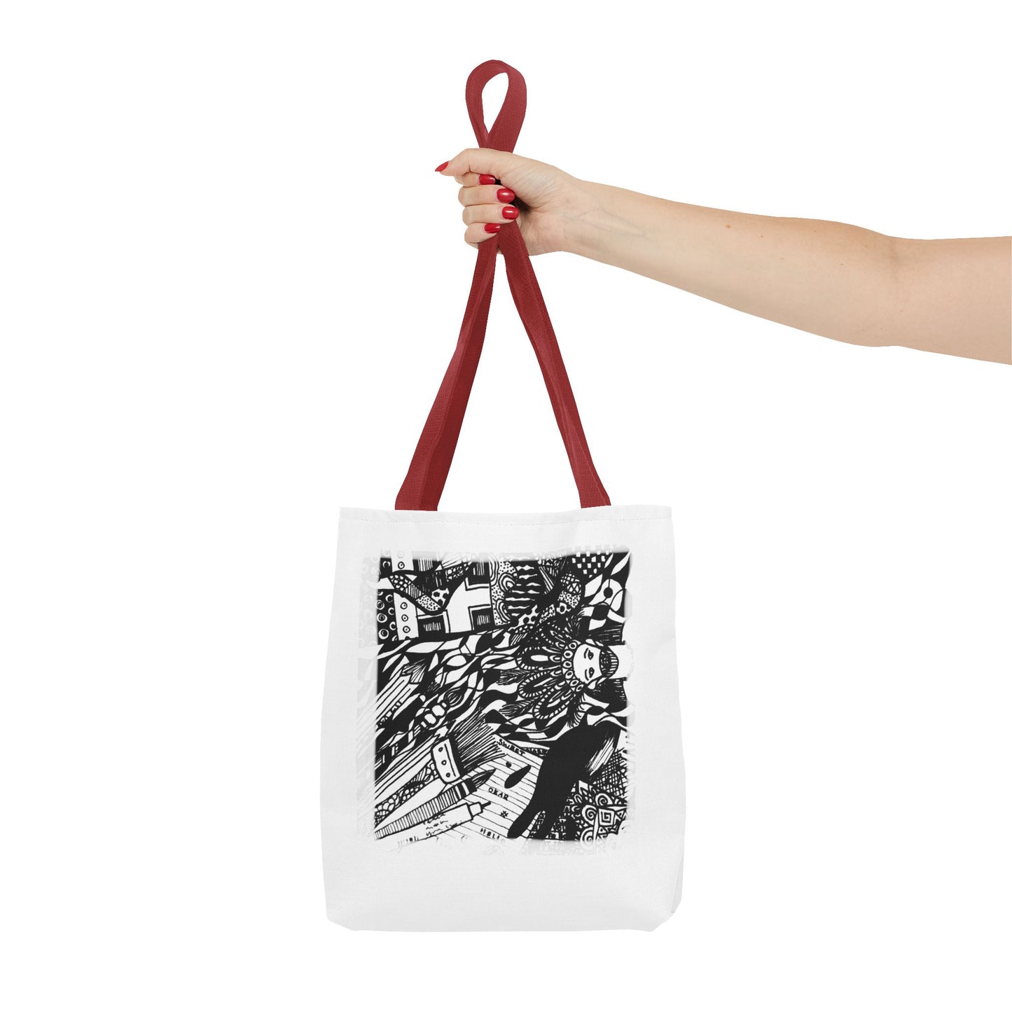 Tote bag Stoffen draagtas met creatieve opdruk