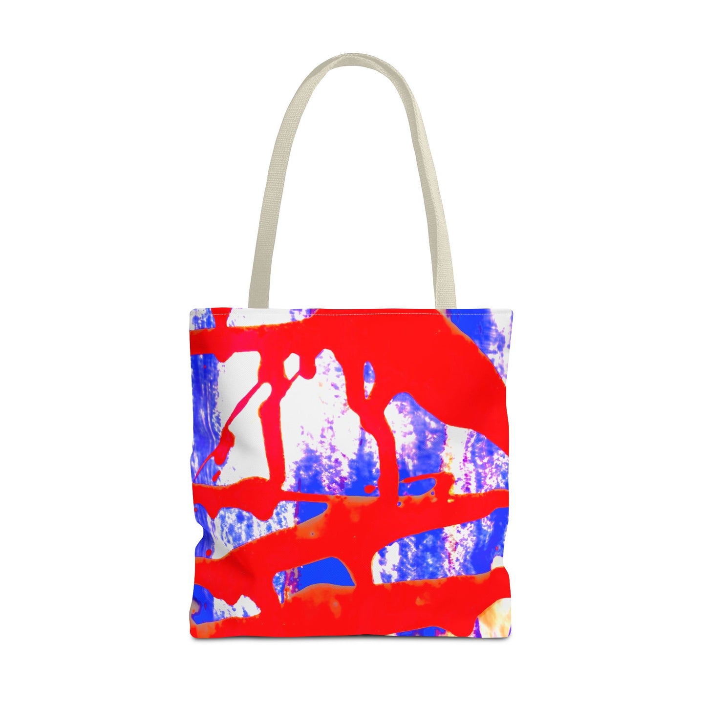 Tote bag Stoffen Draagtas Blue Red