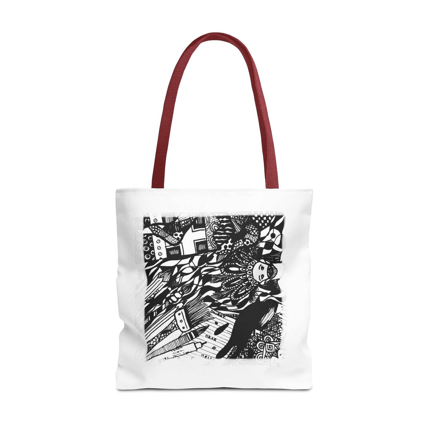 Tote bag Stoffen draagtas met creatieve opdruk
