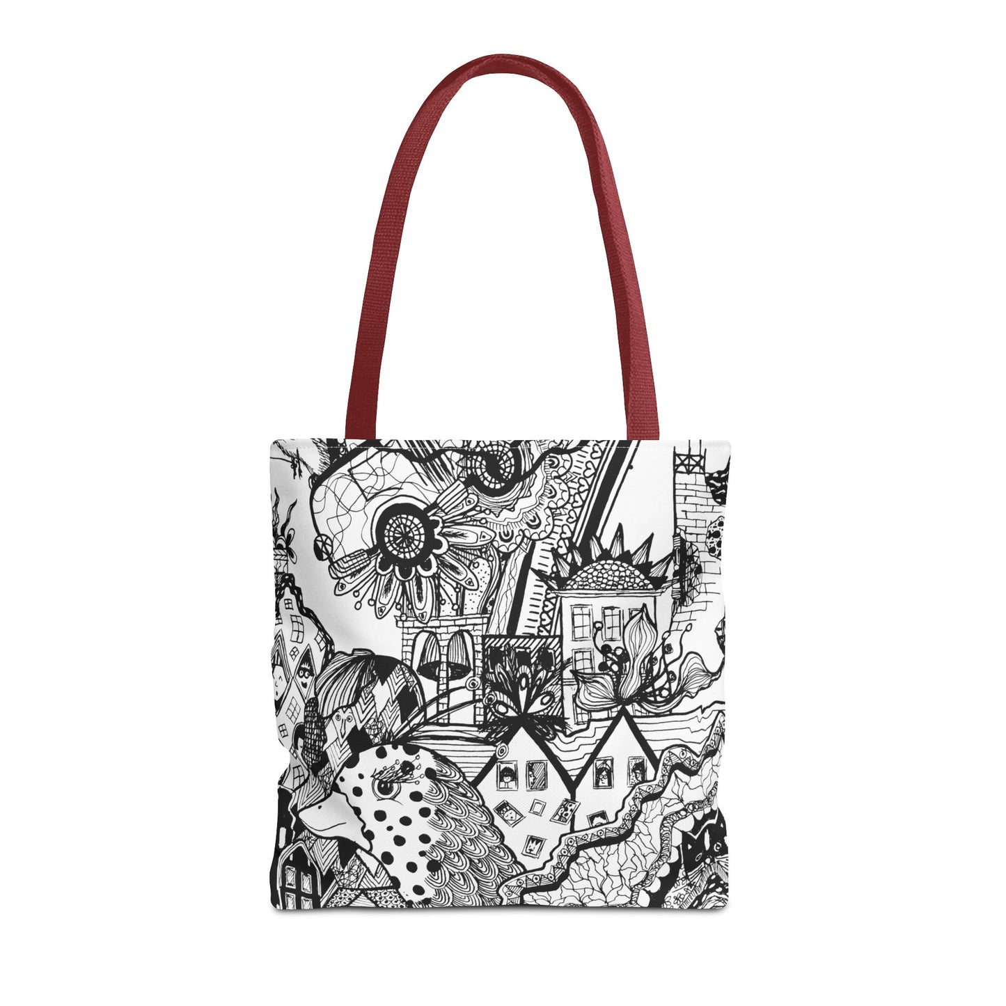 Tote bag Stoffen draagtas met Uniek ontwerp