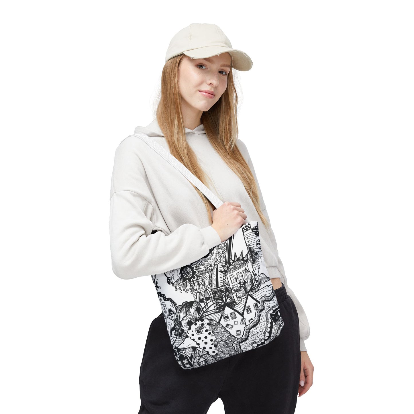 Tote bag Stoffen draagtas met Uniek ontwerp