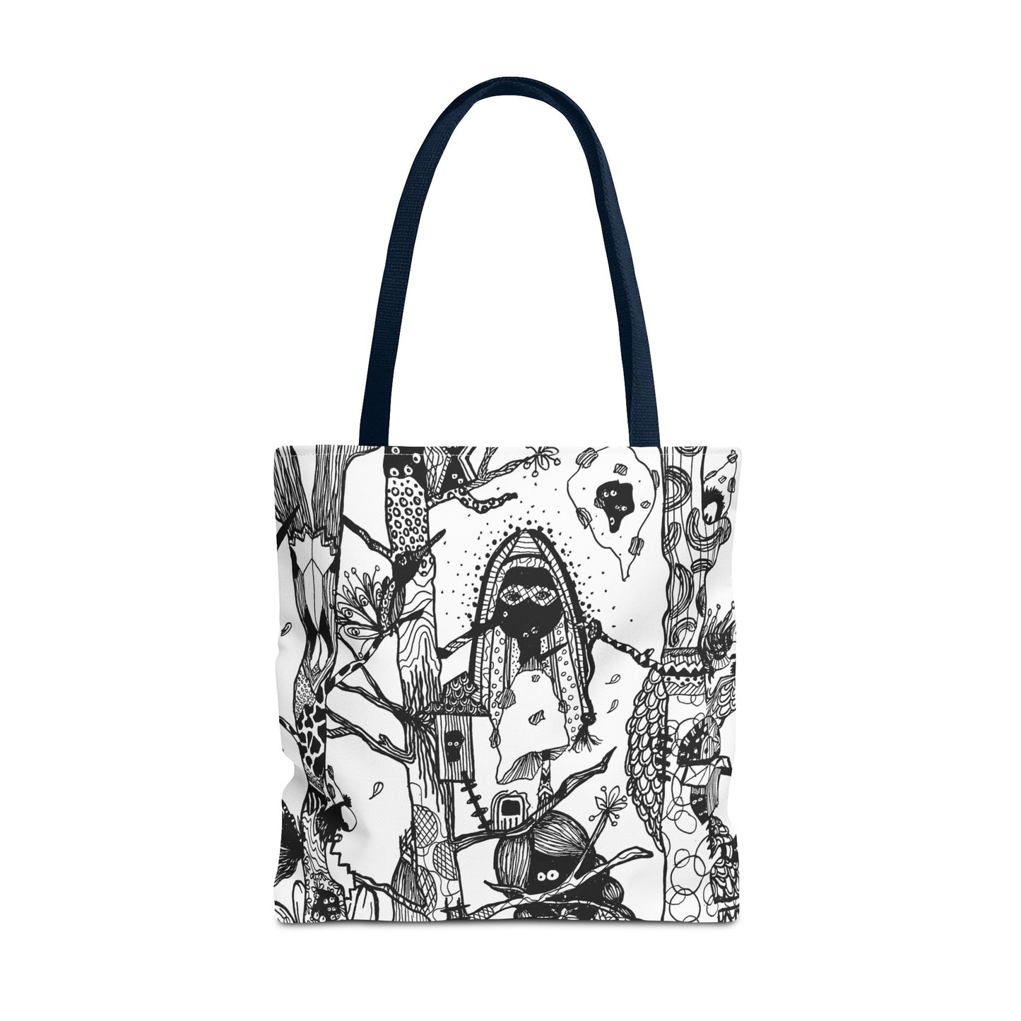 Tote bag Stoffen draagtas Unieke Illustratie