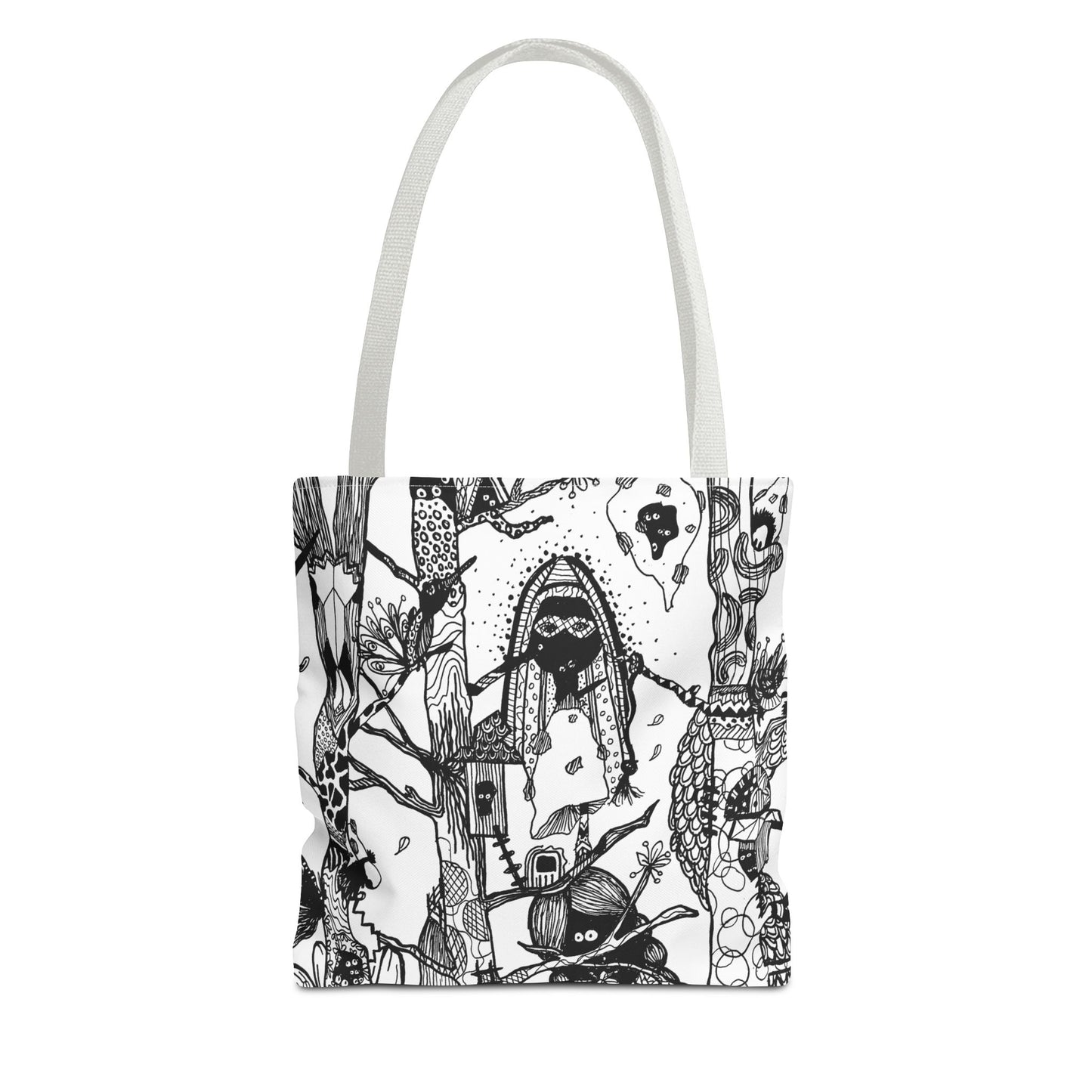 Tote bag Stoffen draagtas Unieke Illustratie