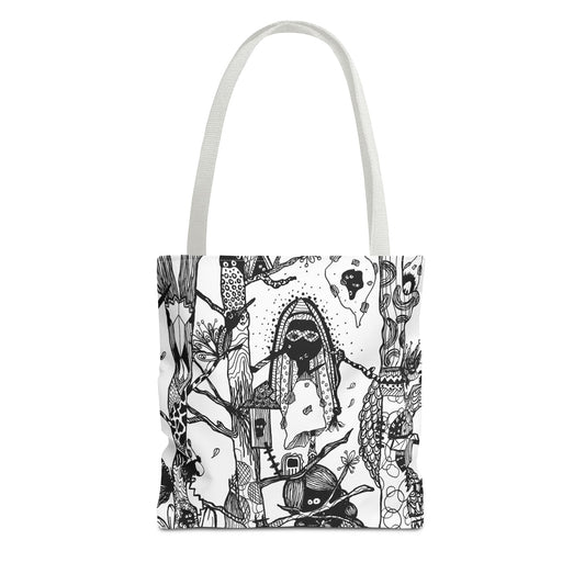 Tote bag Stoffen draagtas Unieke Illustratie