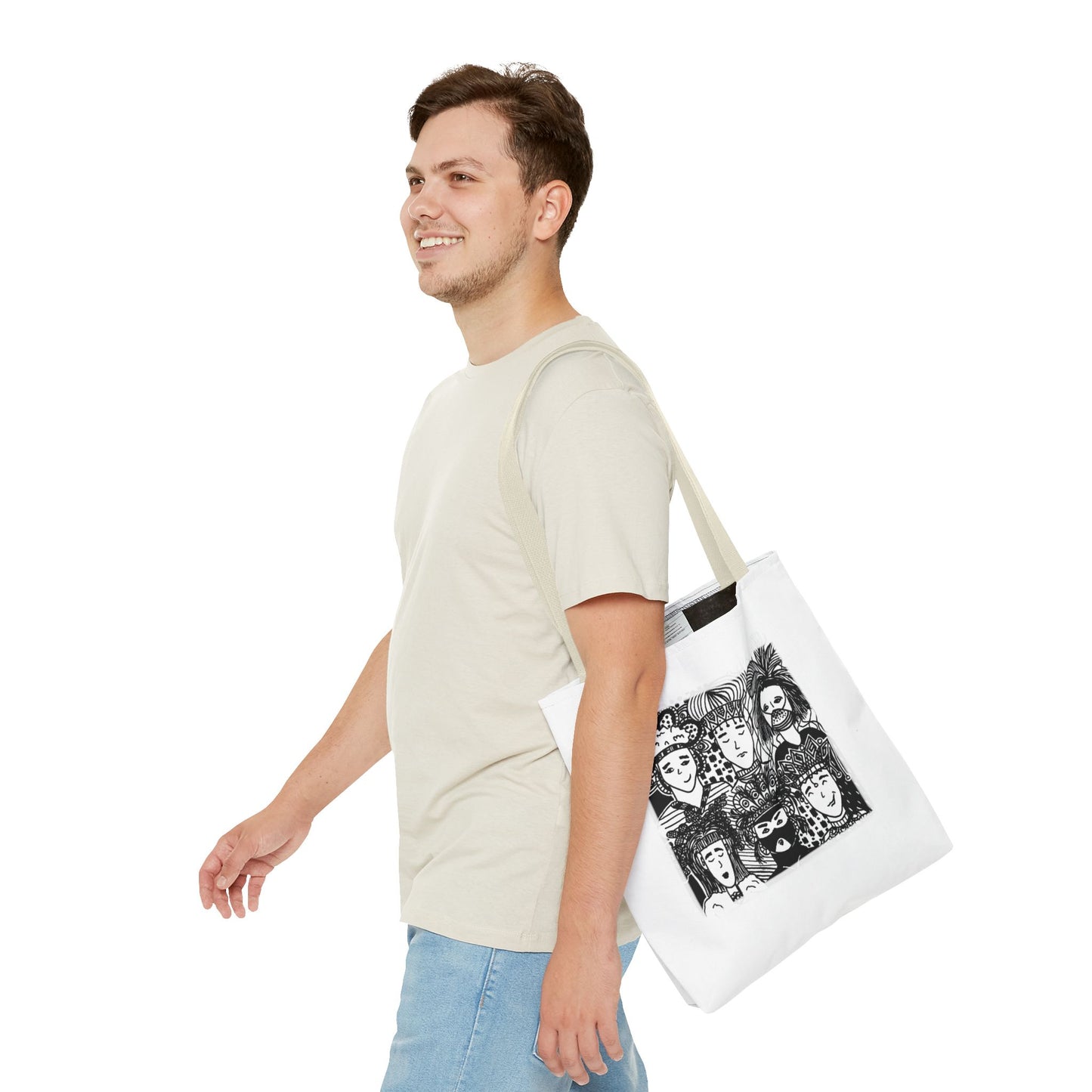 Tote bag Stoffen draagtas met opdruk