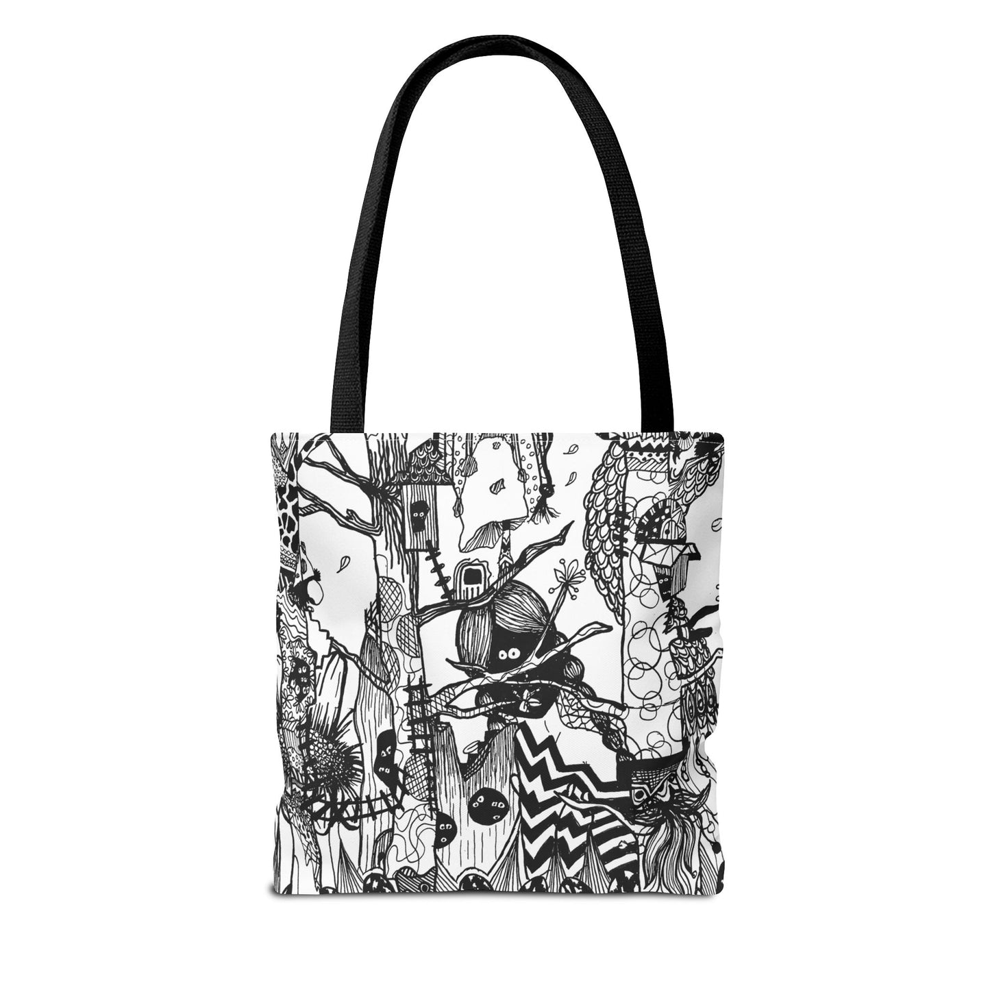 Tote bag Stoffen draagtas Unieke Illustratie