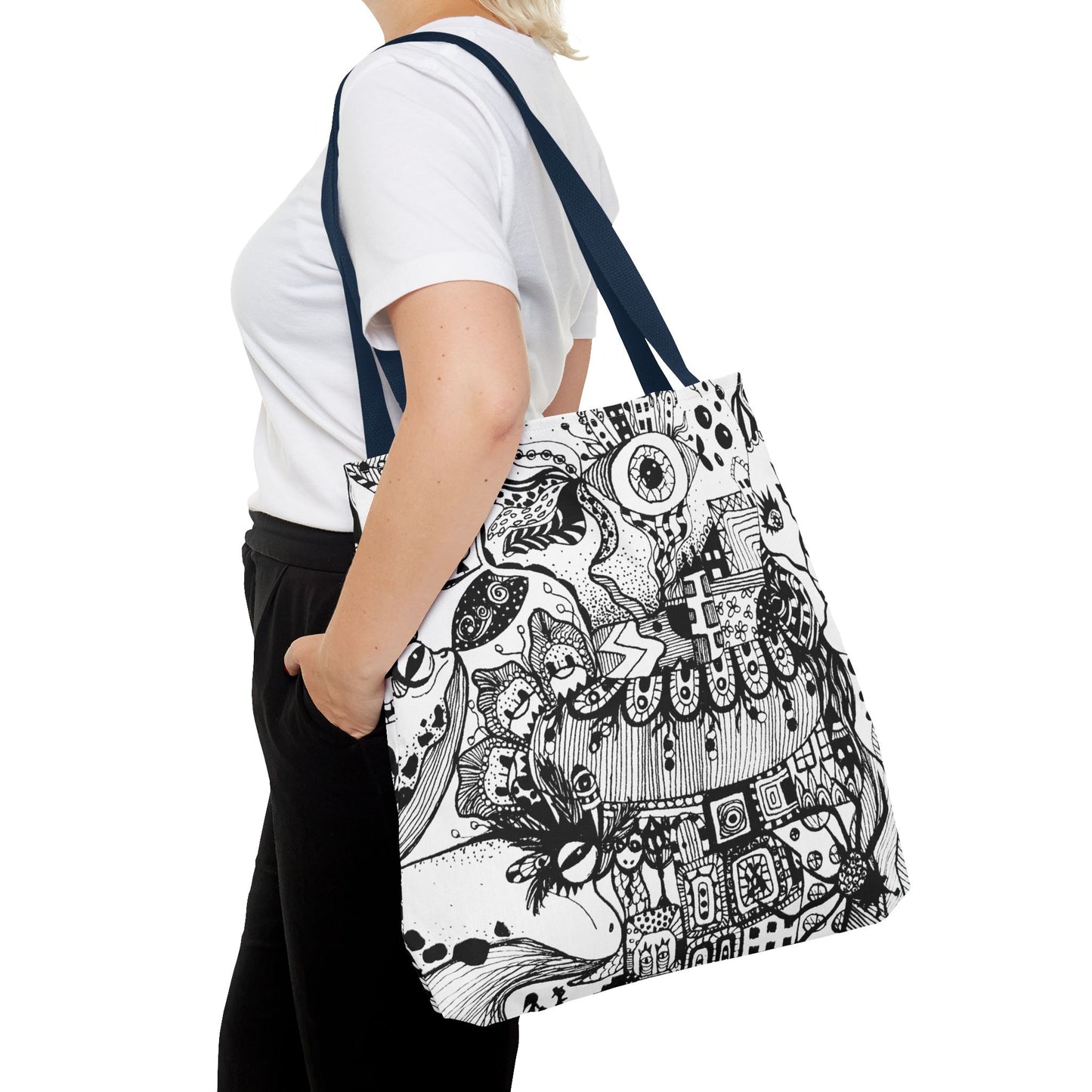 Tote bag Stoffen draagtas Fisch