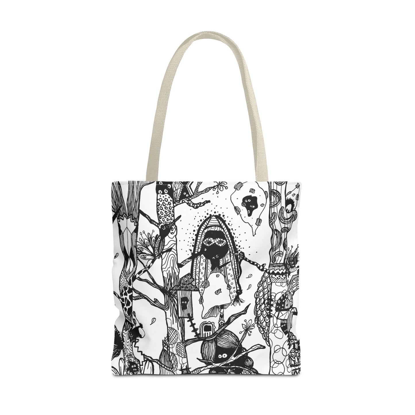 Tote bag Stoffen draagtas Unieke Illustratie