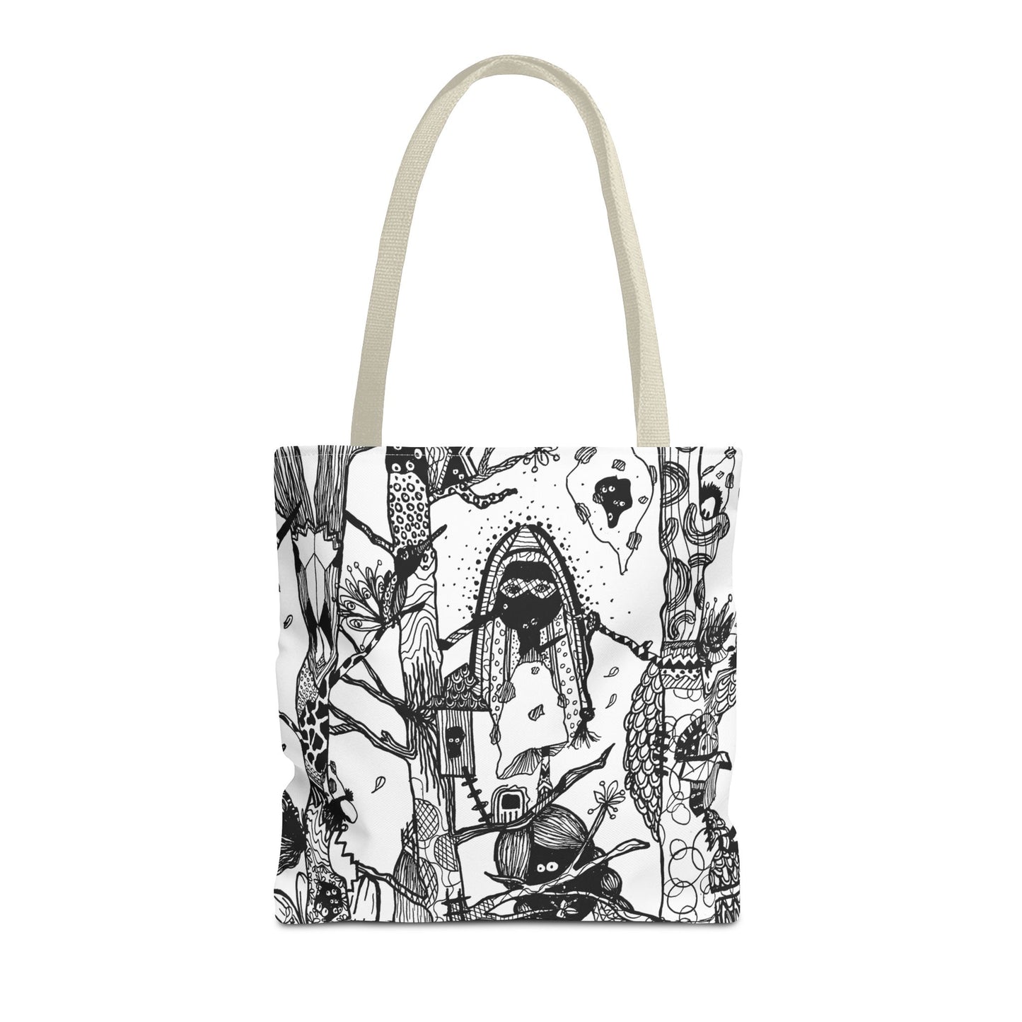 Tote bag Stoffen draagtas Unieke Illustratie