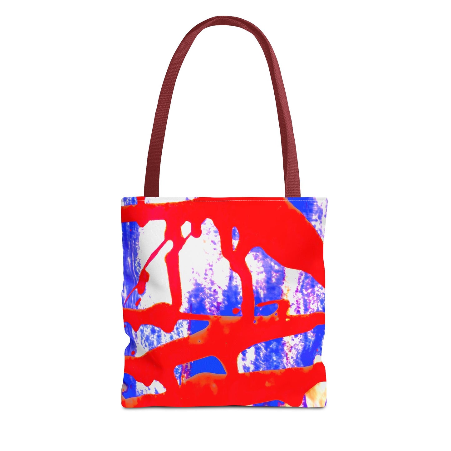 Tote bag Stoffen Draagtas Blue Red