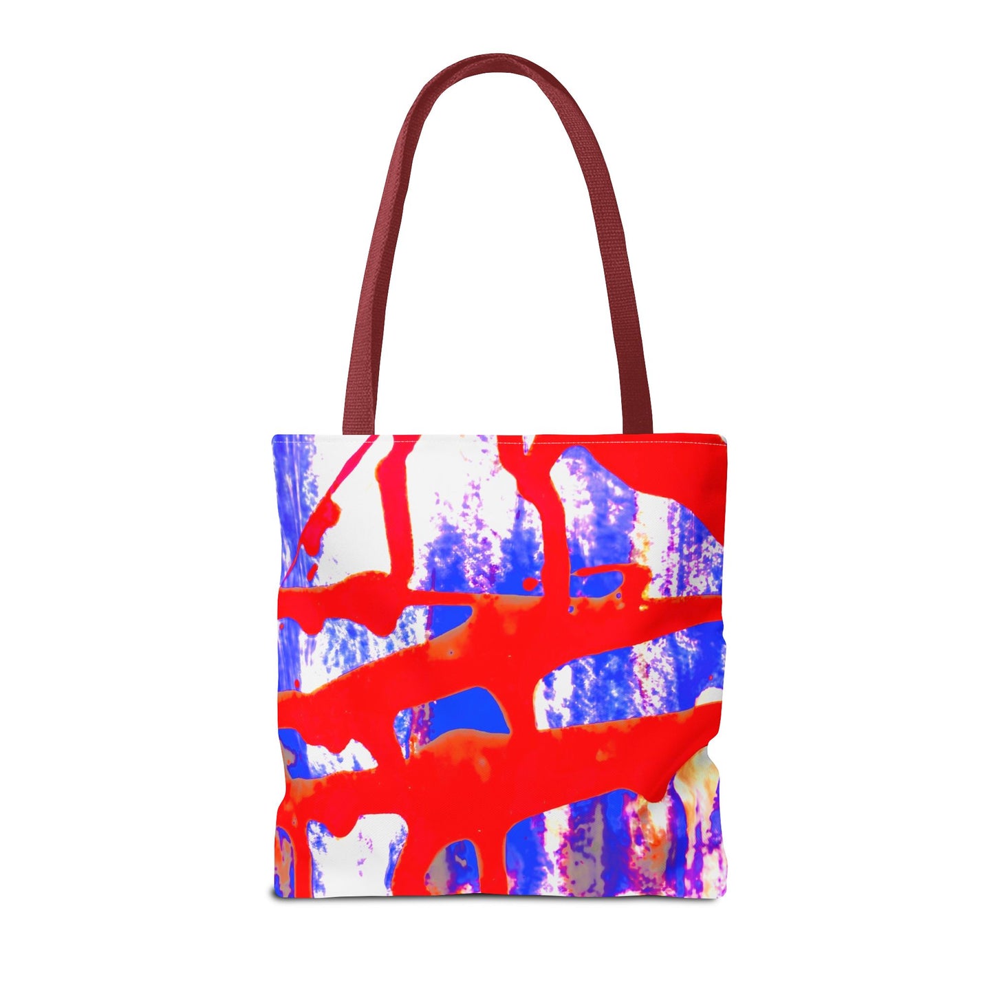 Tote bag Stoffen Draagtas Blue Red