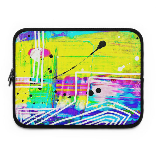 Hoes voor Laptop en Ipad met artistiek en kleurrijk design