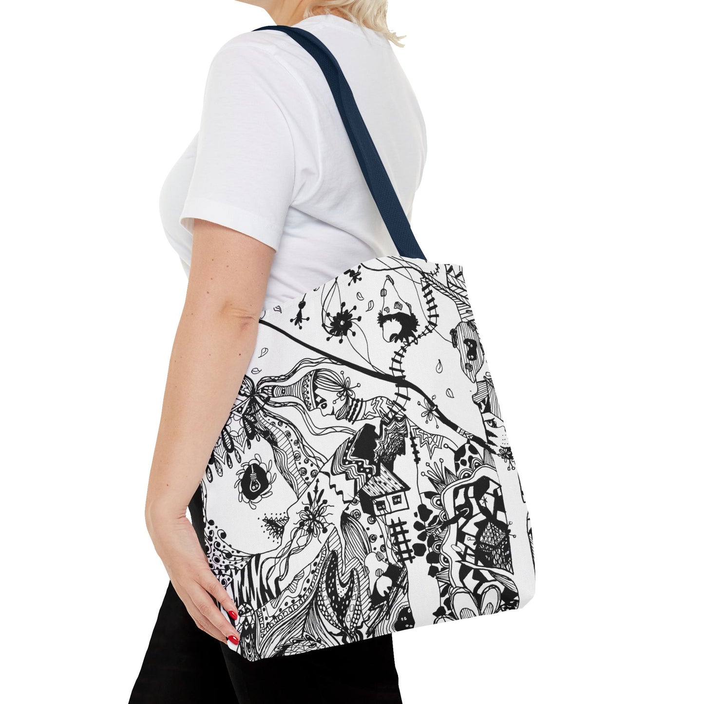 Tote bag Stoffen draagtas met Uniek Design