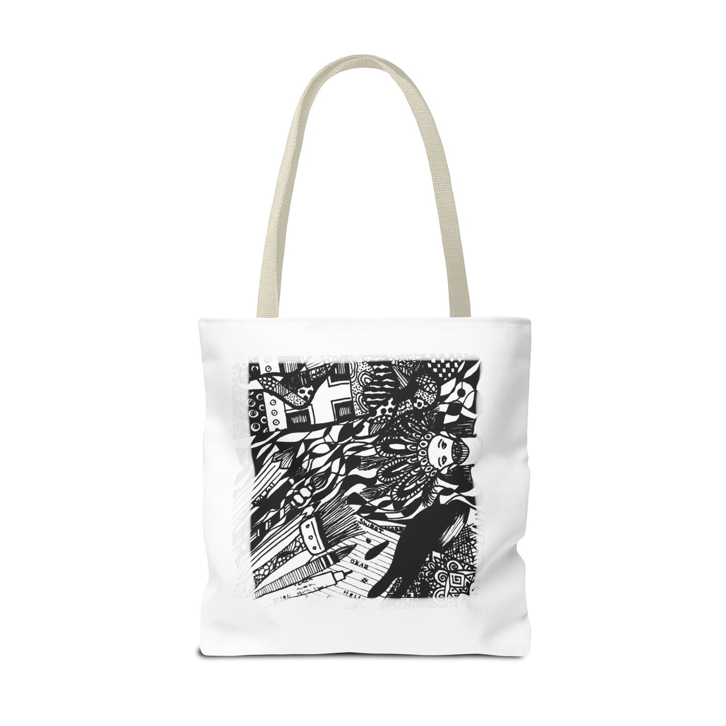 Tote bag Stoffen draagtas met creatieve opdruk