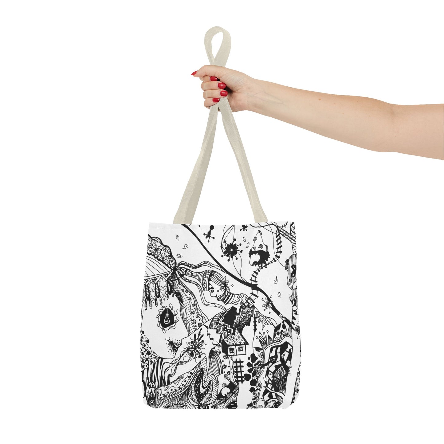 Tote bag Stoffen draagtas met Uniek Design