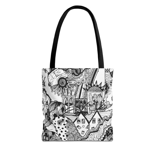 Tote bag Stoffen draagtas met Uniek ontwerp