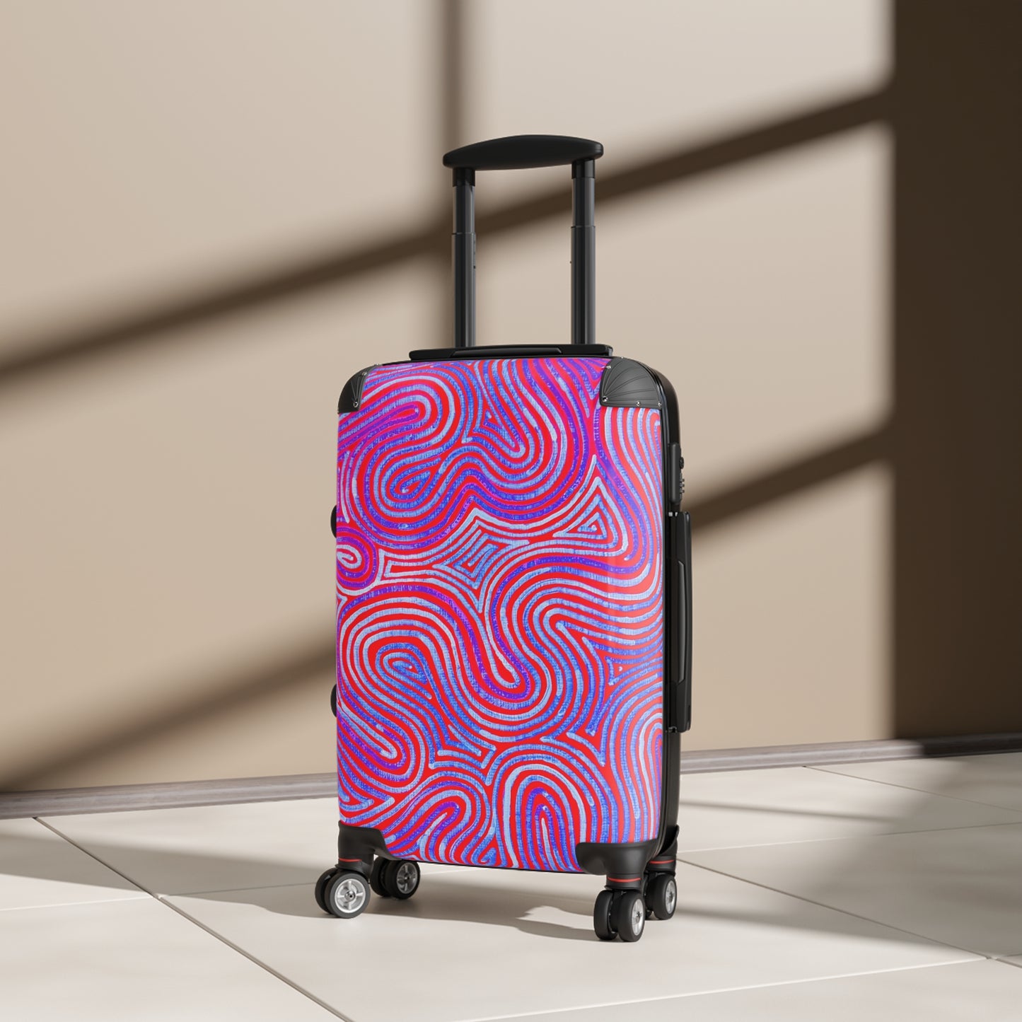 Reiskoffer met Paar roze Design