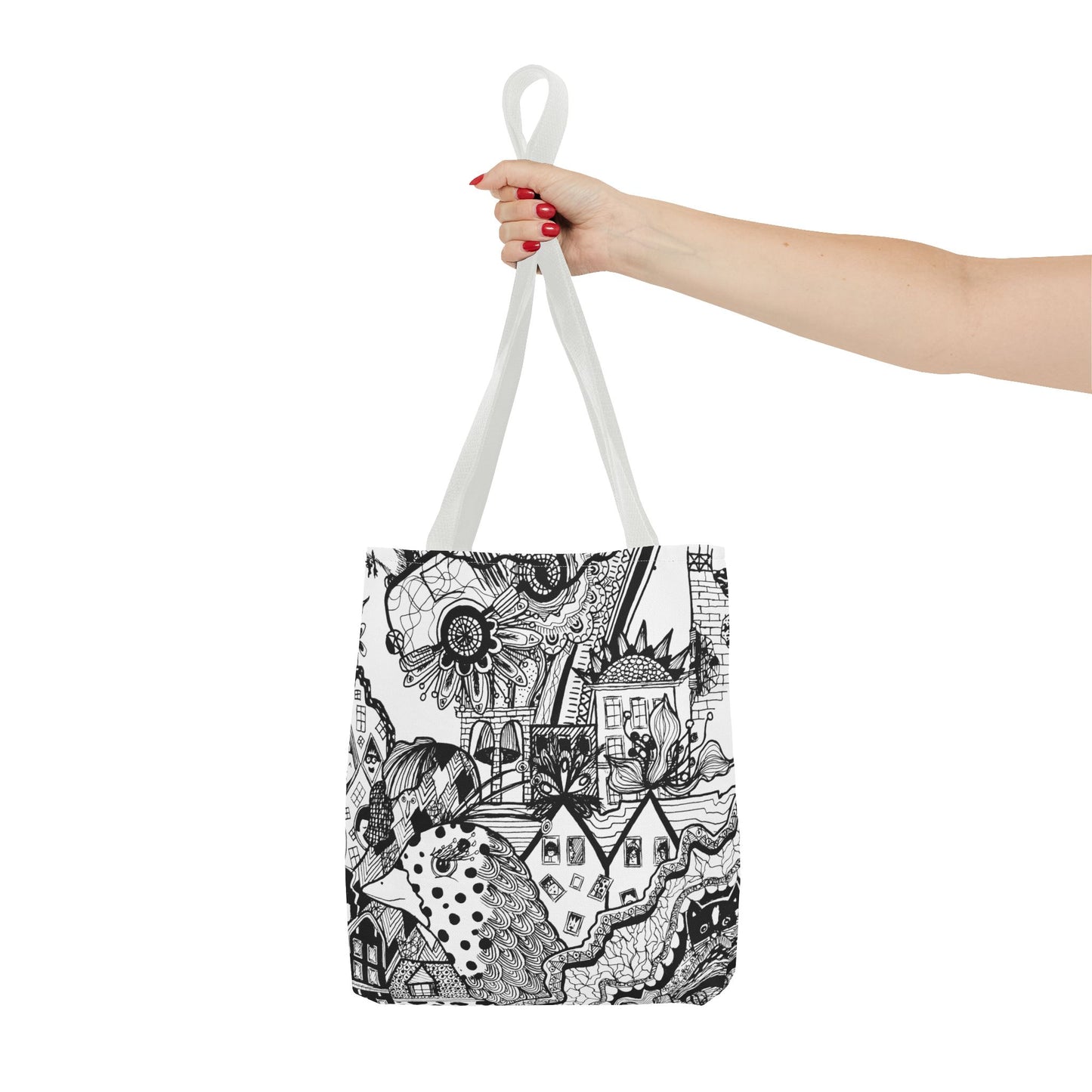Tote bag Stoffen draagtas met Uniek ontwerp