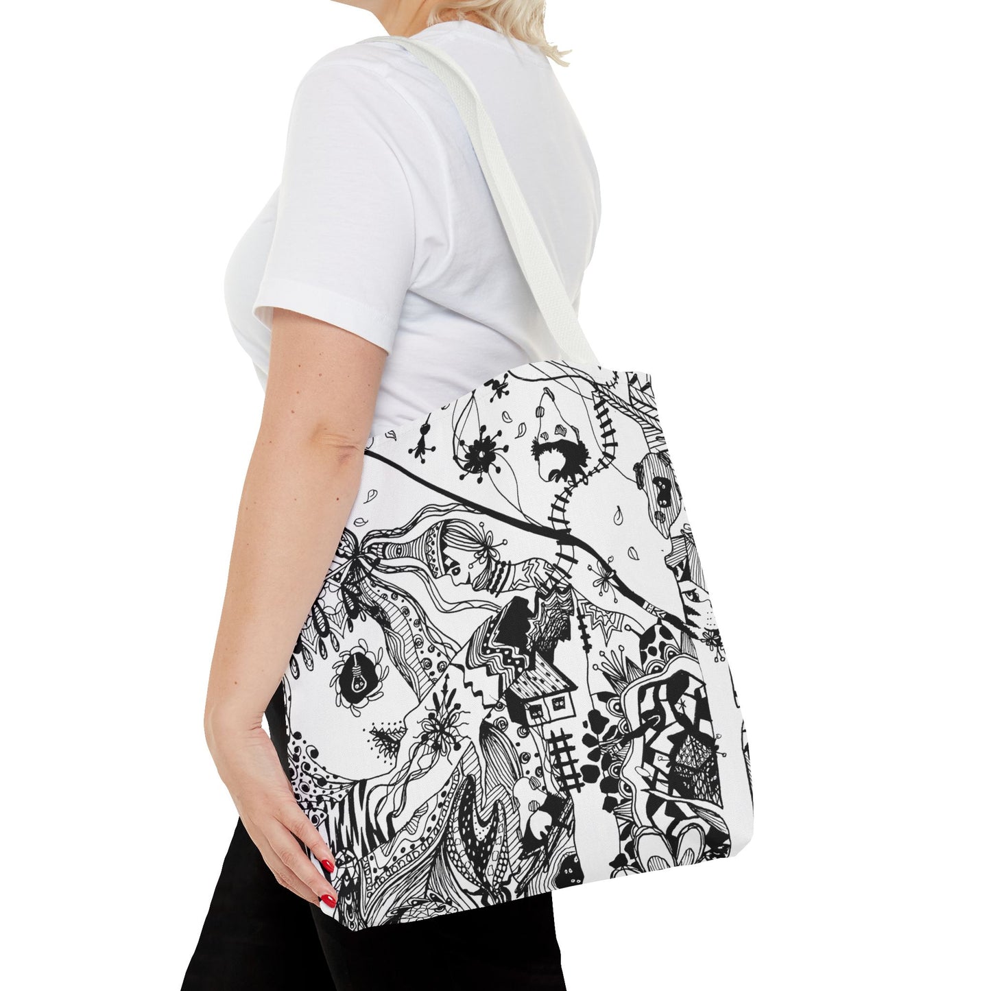 Tote bag Stoffen draagtas met Uniek Design