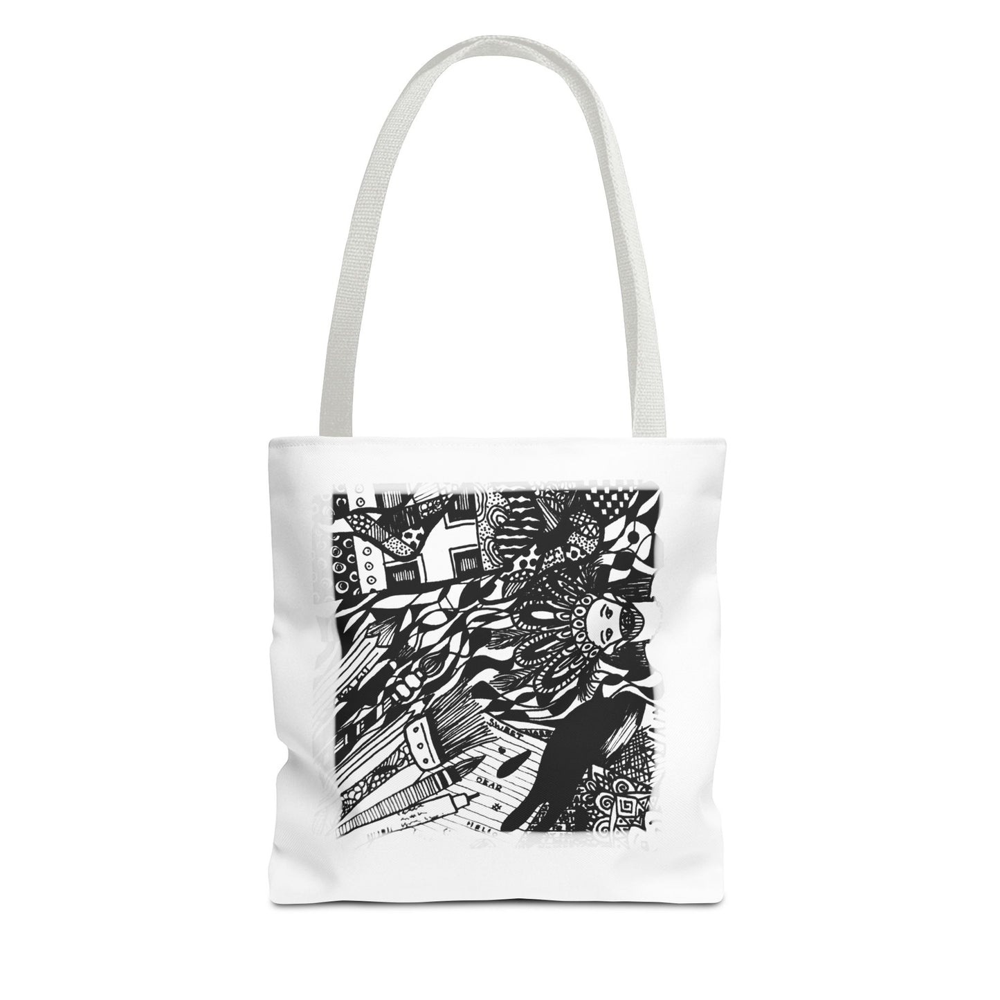 Tote bag Stoffen draagtas met creatieve opdruk
