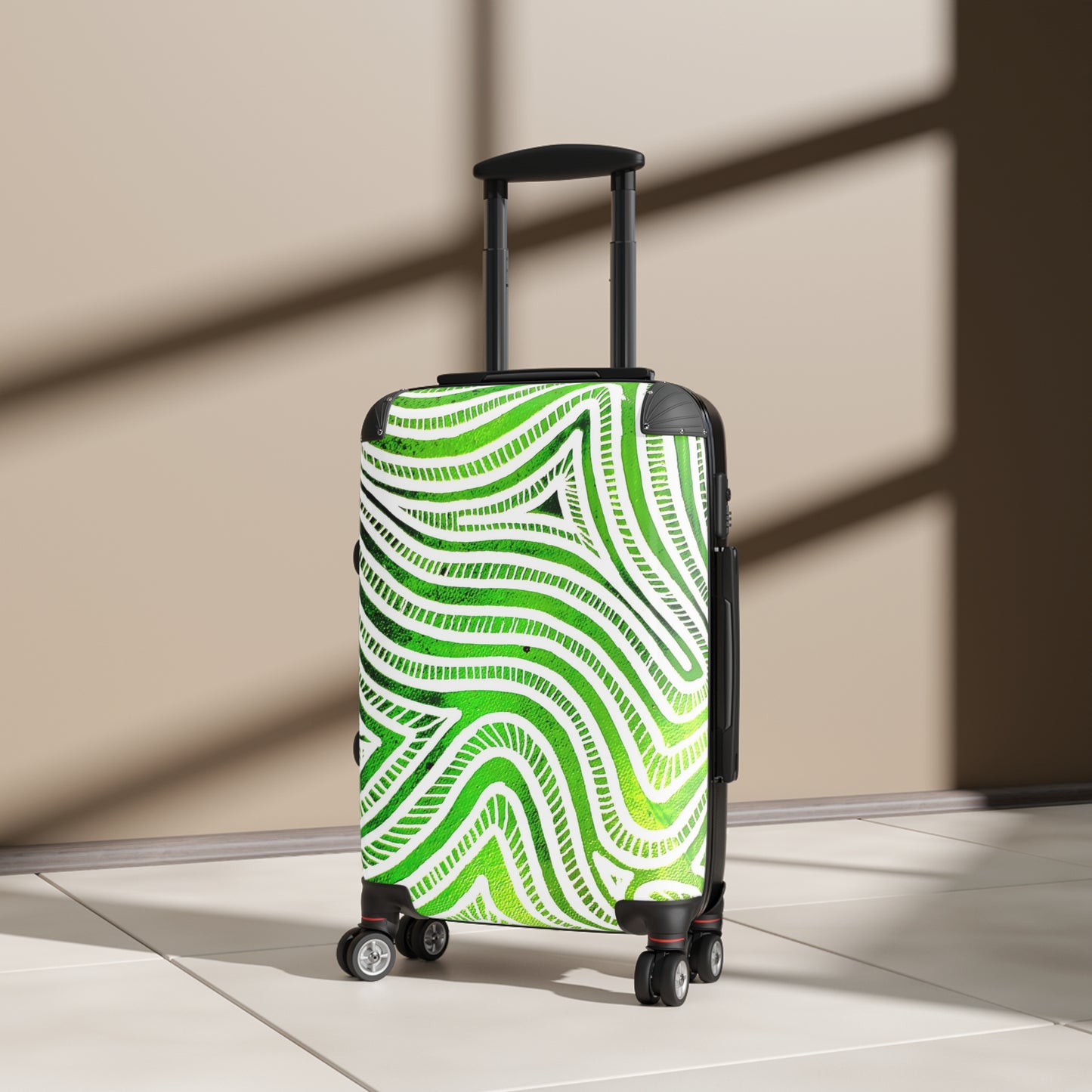 Reiskoffer met Groen Design