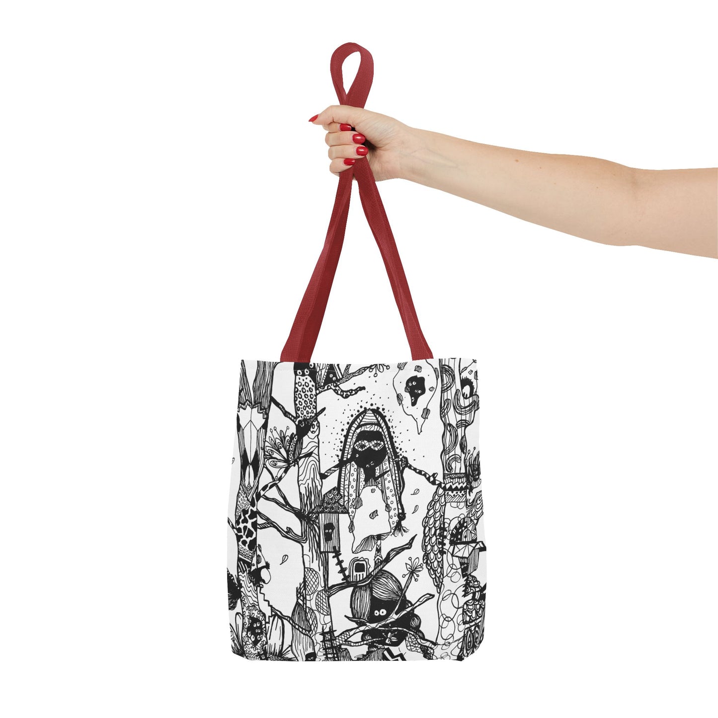 Tote bag Stoffen draagtas Unieke Illustratie