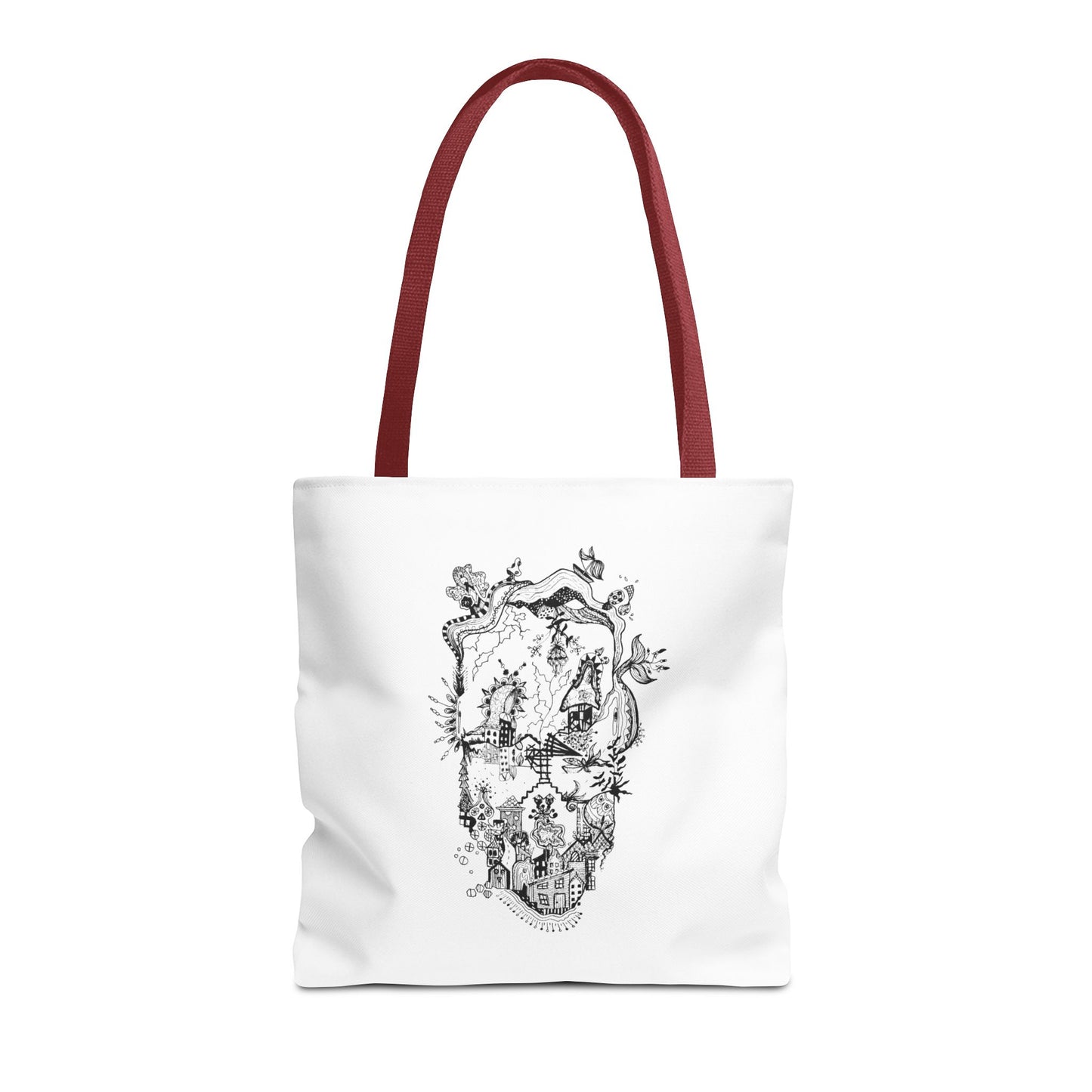 Tote bag Stoffen draagtas Man Face