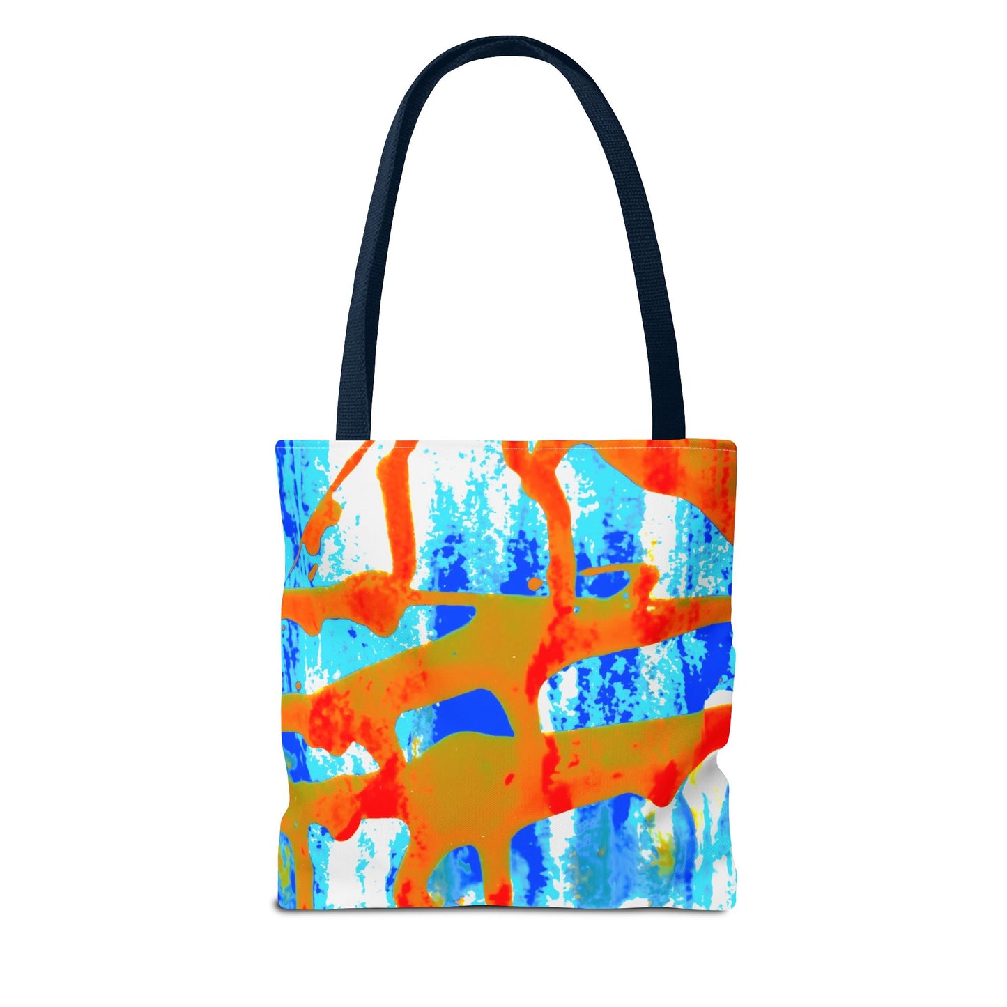 Tote bag Stoffen draagtas Blue Orange