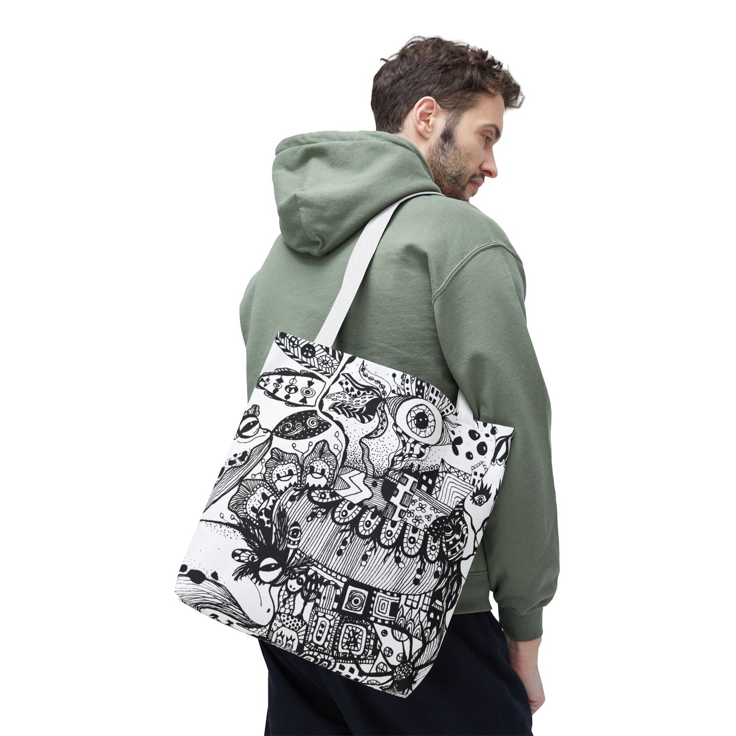 Tote bag Stoffen draagtas Fisch