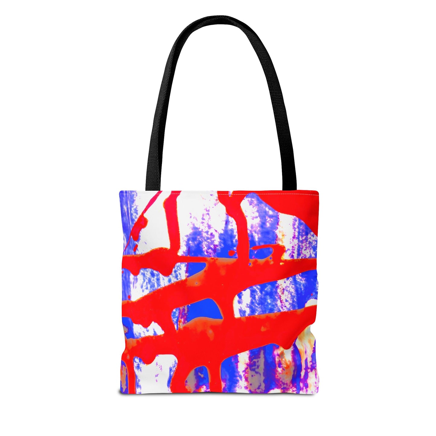 Tote bag Stoffen Draagtas Blue Red
