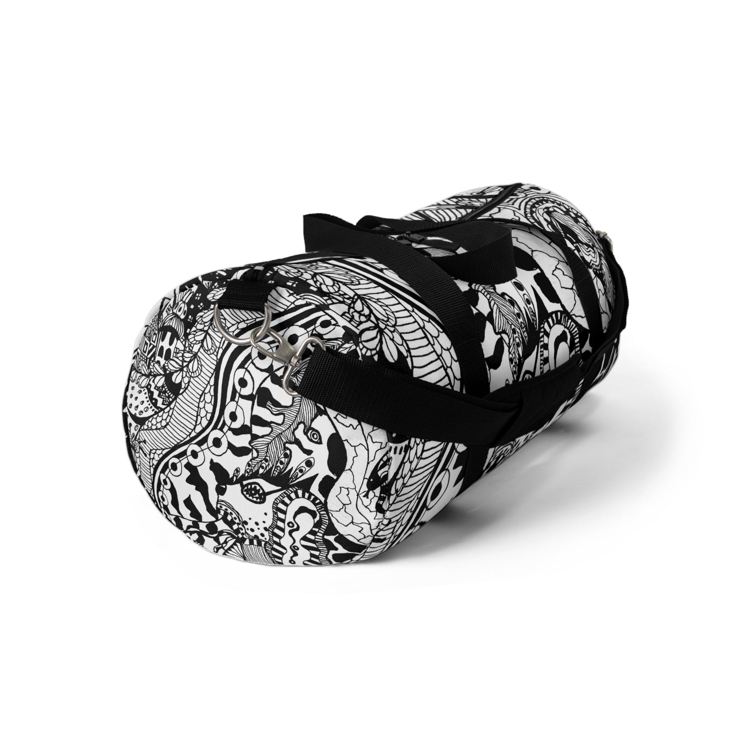Plunjezak Duffel bag in Uniek zwart wit Design
