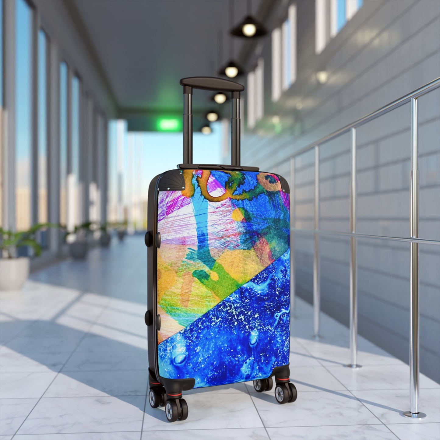 Reiskoffer met uniek Multicolor Design